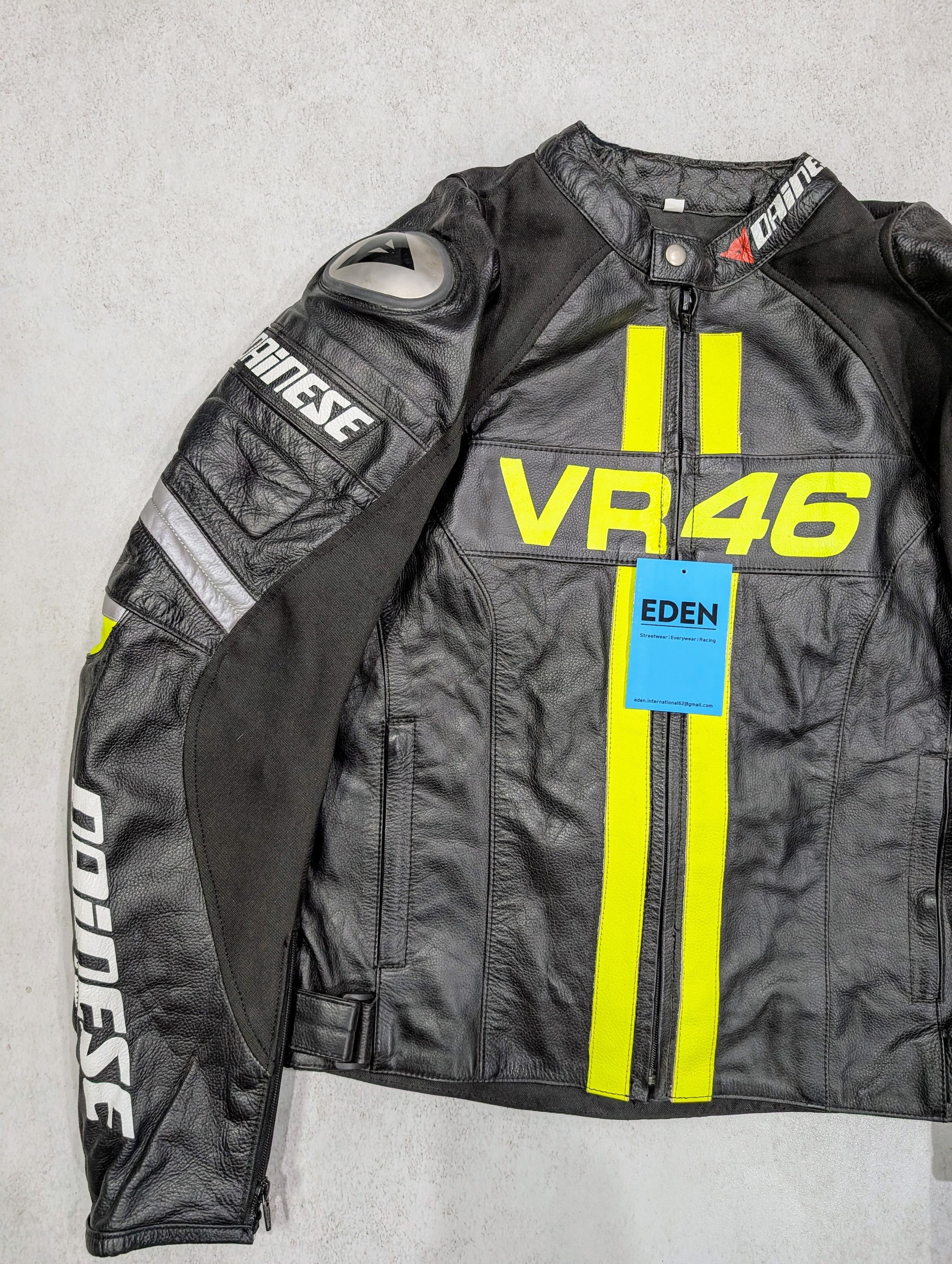 Alpinestars 💥 Valentino Rossi Dainese VR46 Leather Racing Jacket Rare Size US XXL / EU 58 / 5 - 2 Thumbnail