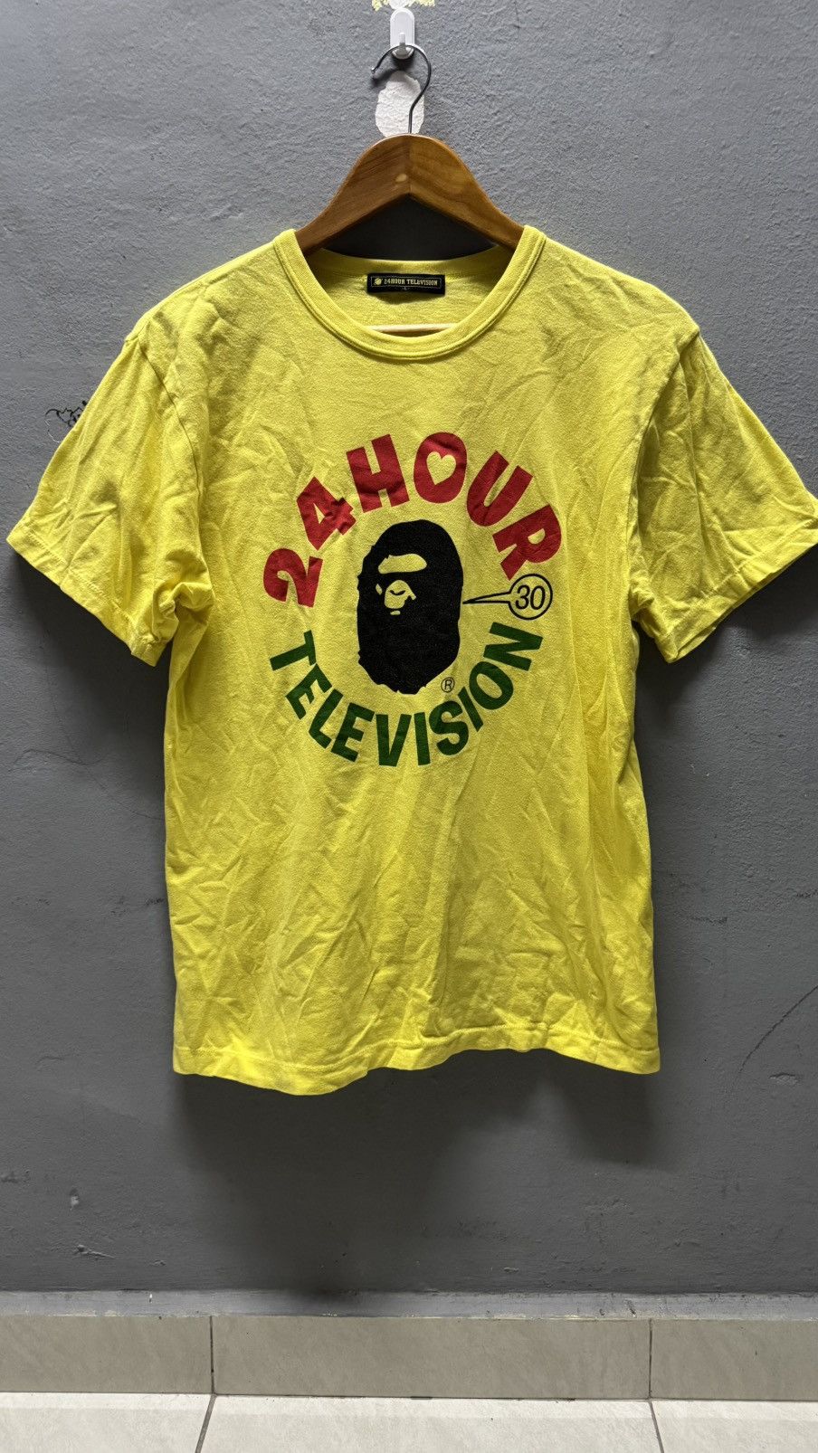 Vintage Vintage 90s Bape x 23 hour Television Size US L / EU 52-54 / 3 - 1 Thumbnail