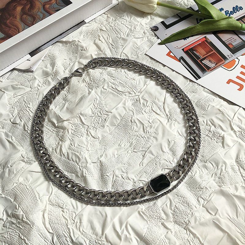 Other Dark STEAL! Y2K Chains Necklace Chain Size ONE SIZE - 4 Thumbnail