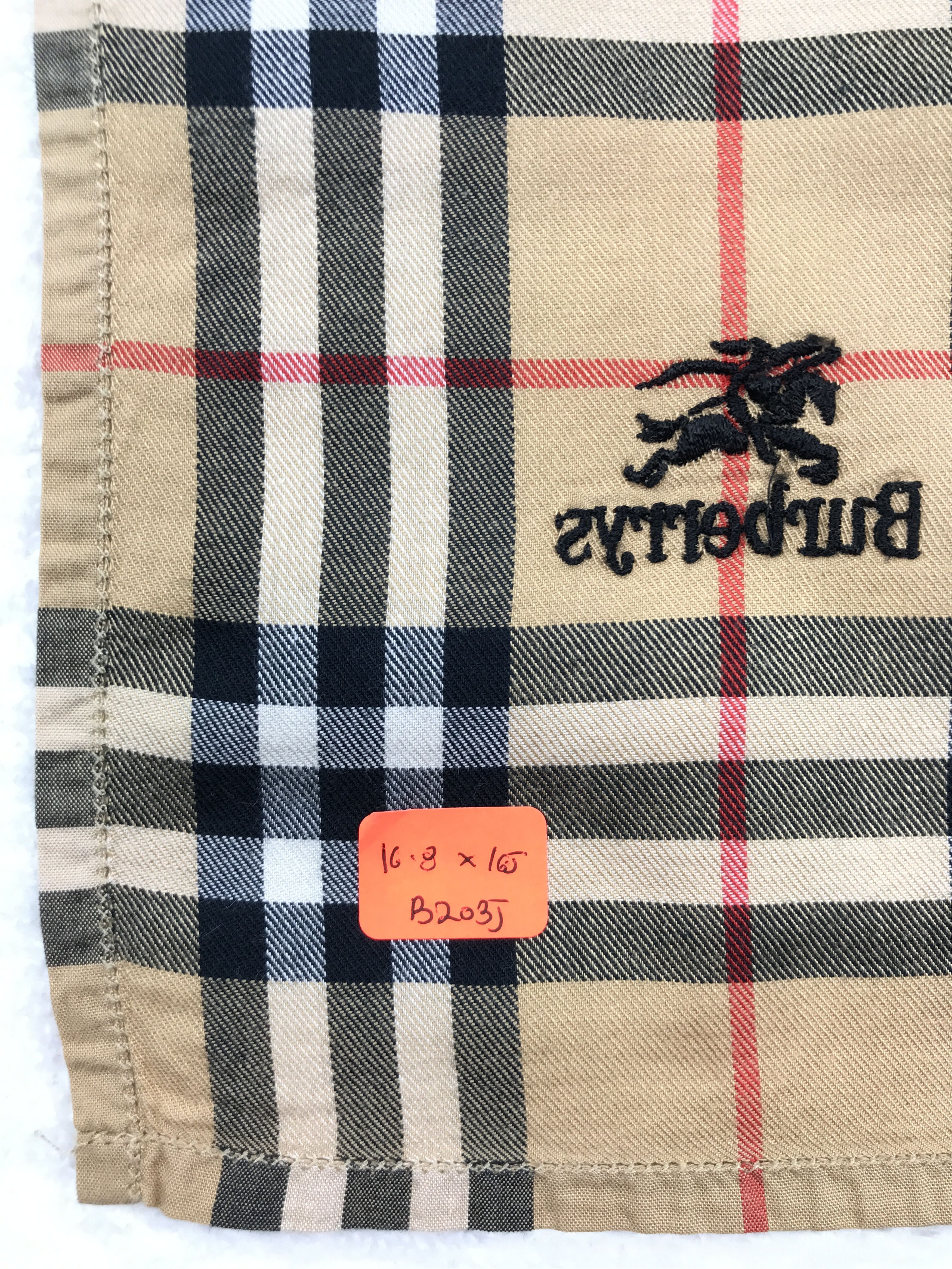 Burberry × Designer × Vintage Vintage Burberry Bandana Neckerchief Handkerchief Size ONE SIZE - 5 Thumbnail