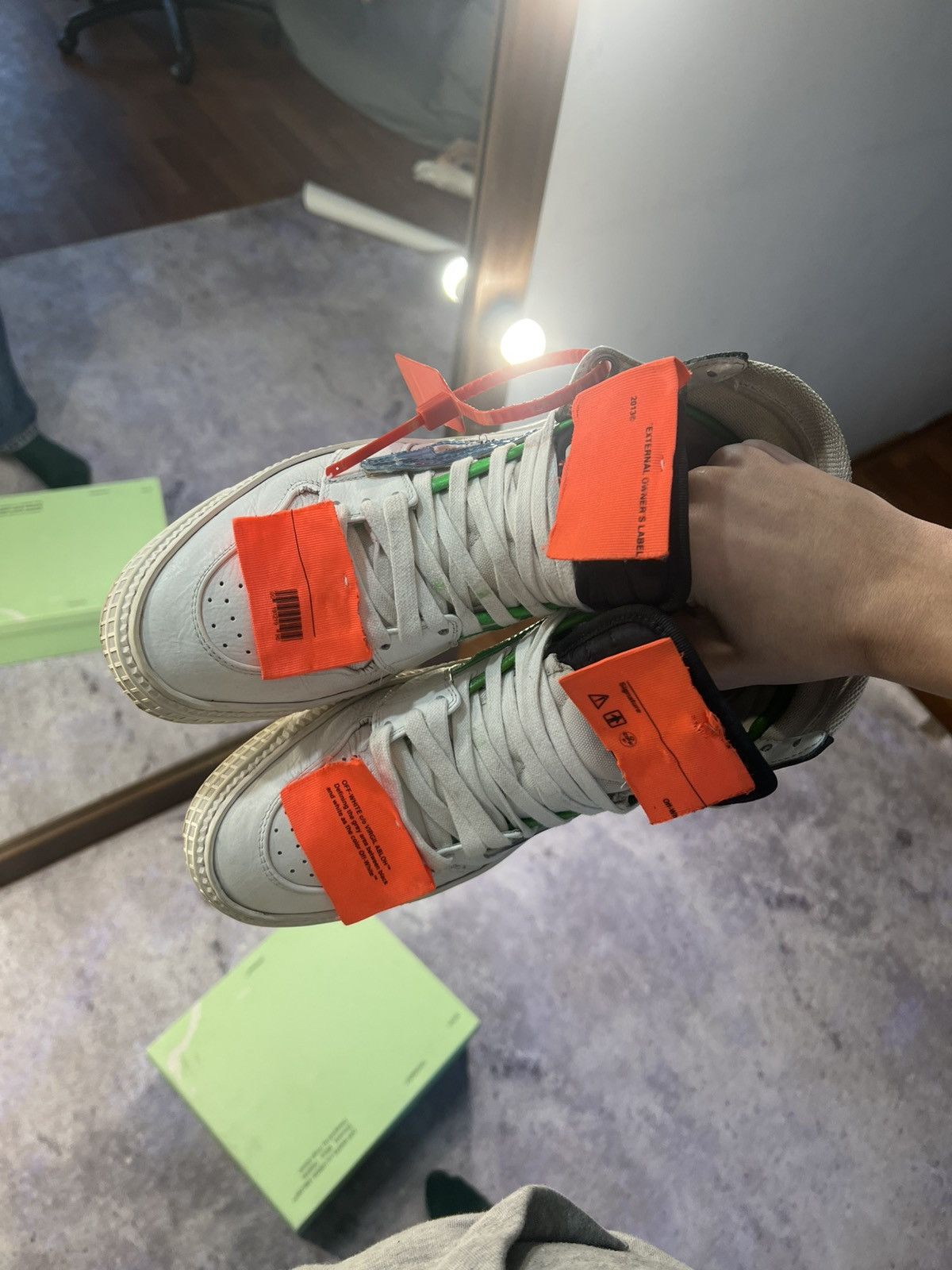 Off-White Off White Off-Court 3.0 High Size US 7.5 / EU 40-41 - 5 Thumbnail