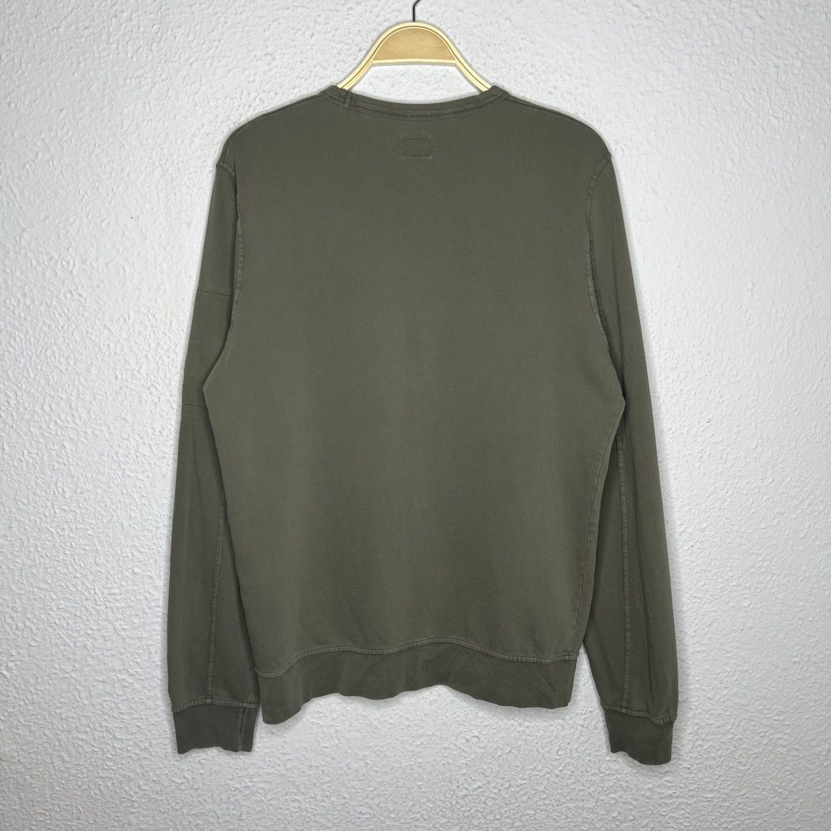 C.P. Company C.P. Company Sweatshirt Crewneck Khaki Green Glass Logo Size US L / EU 52-54 / 3 - 9 Thumbnail