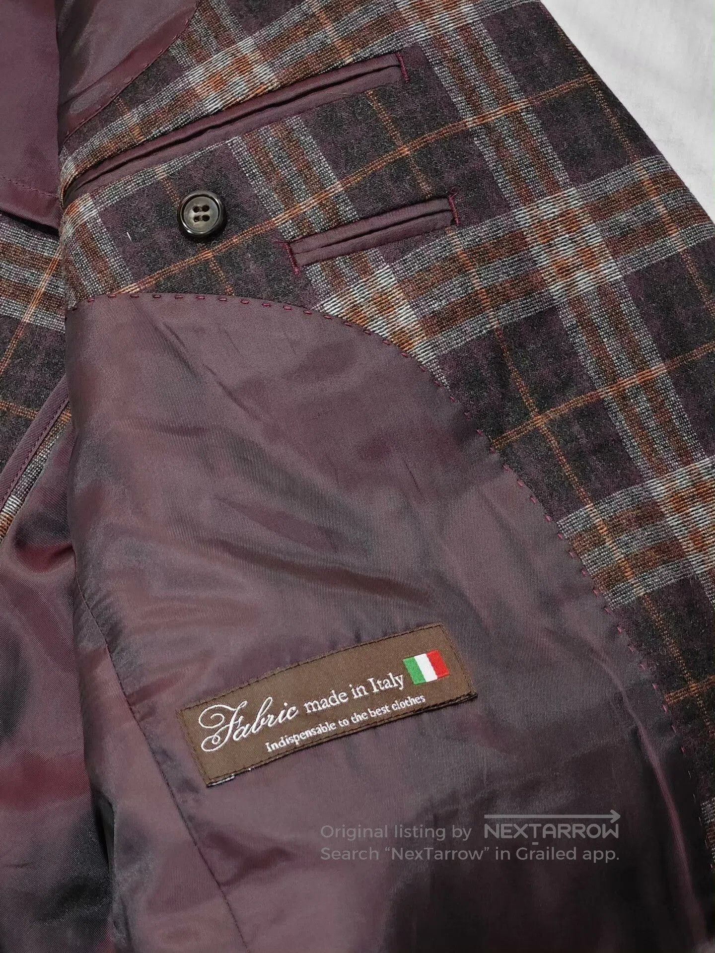 Japanese Brand Italian Wool Blend Custom Blazer. Size US L / EU 52-54 / 3 - 7 Thumbnail