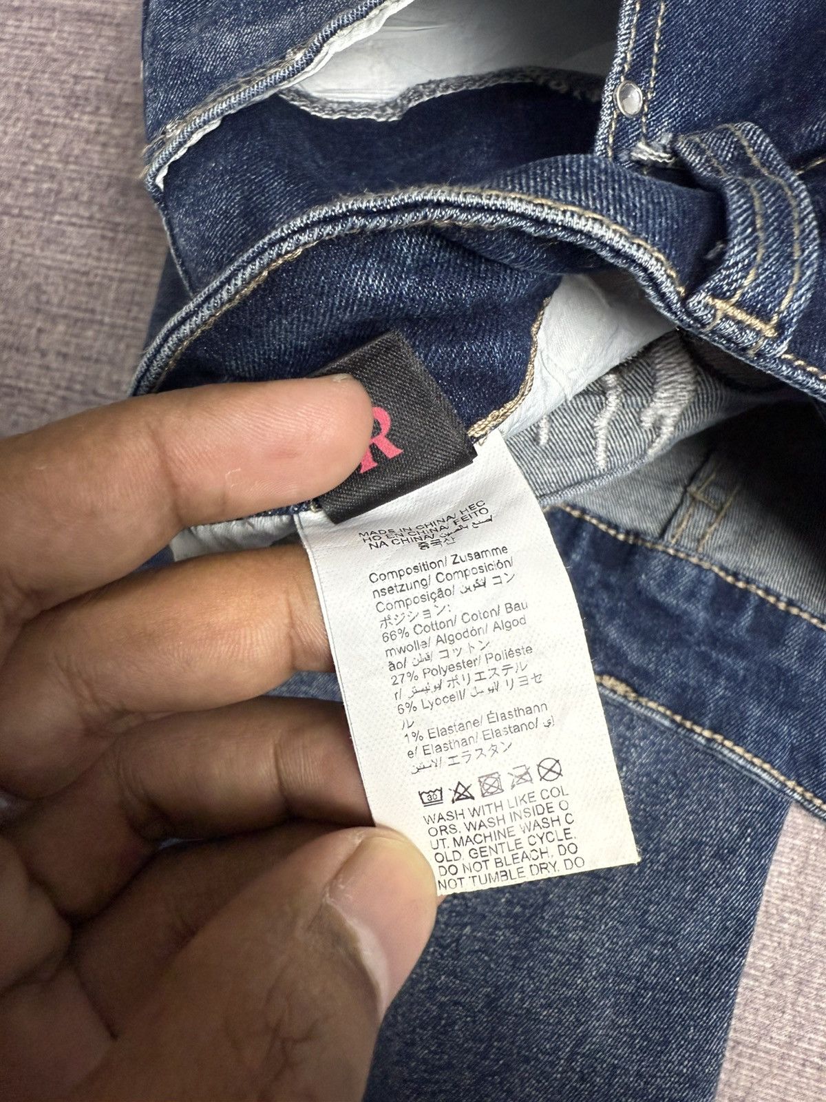 Tornado Mart ROMWE Y2K SKULL ART STUDED PANTS Size 25" / US 0 / IT 36 - 8 Thumbnail
