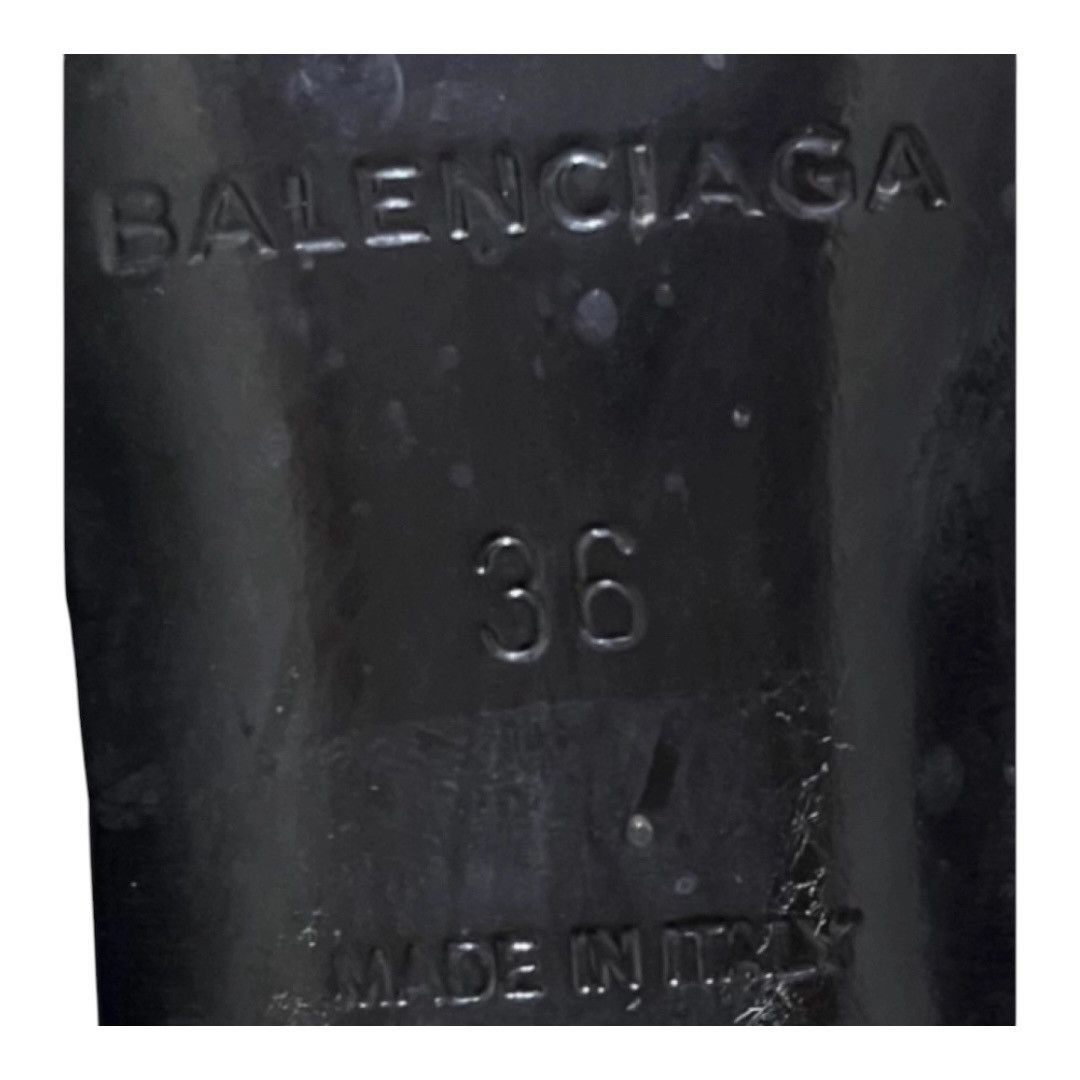 Balenciaga Balenciaga Black Velvet Lace-Up Ankle Boots Size US 6 / IT 36 - 7 Thumbnail