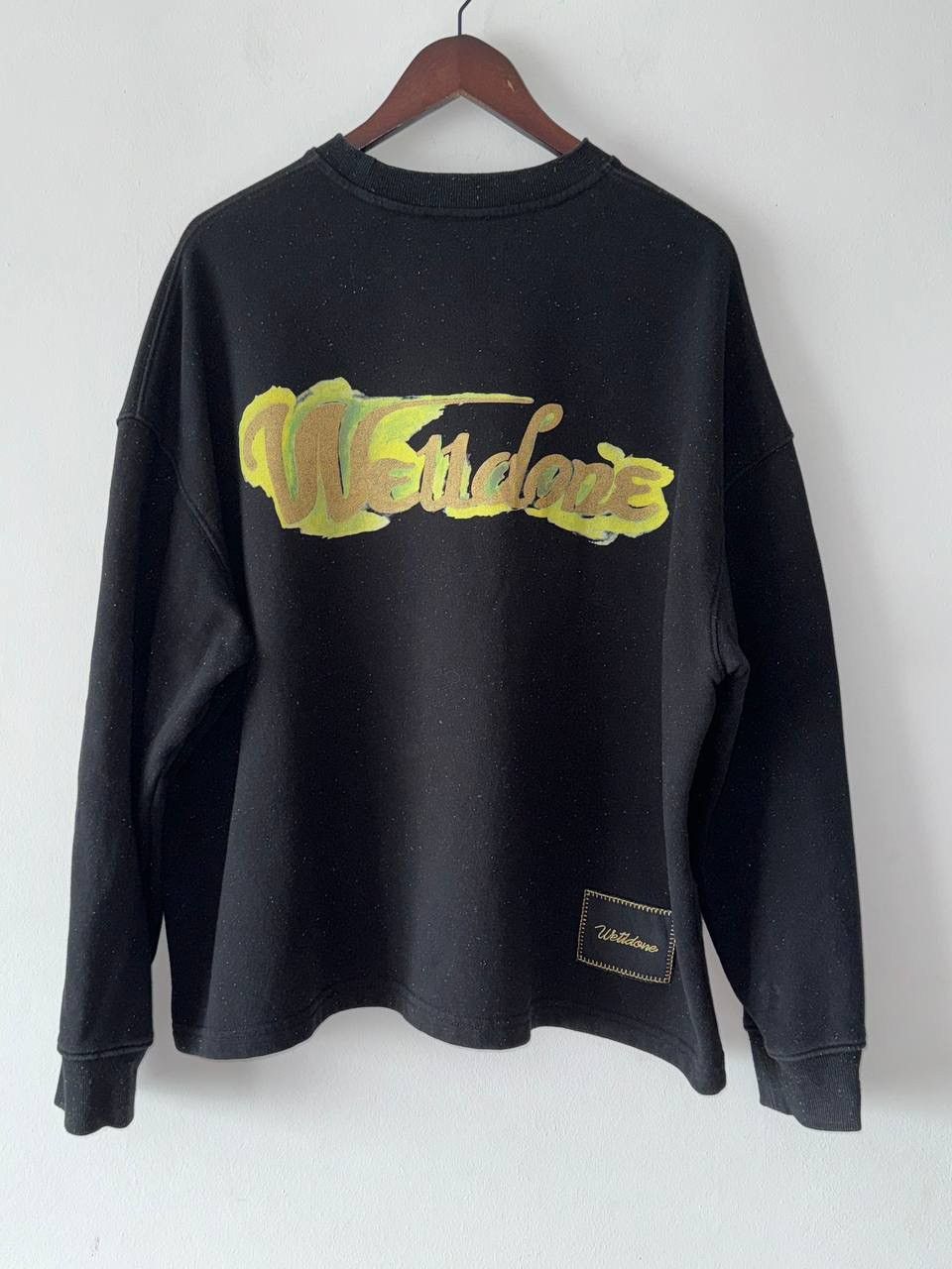 WE11DONE 🔥🔥 We11done Black Logo Print Long Sleeve T-Shirt Size US S / EU 44-46 / 1 - 1 Thumbnail
