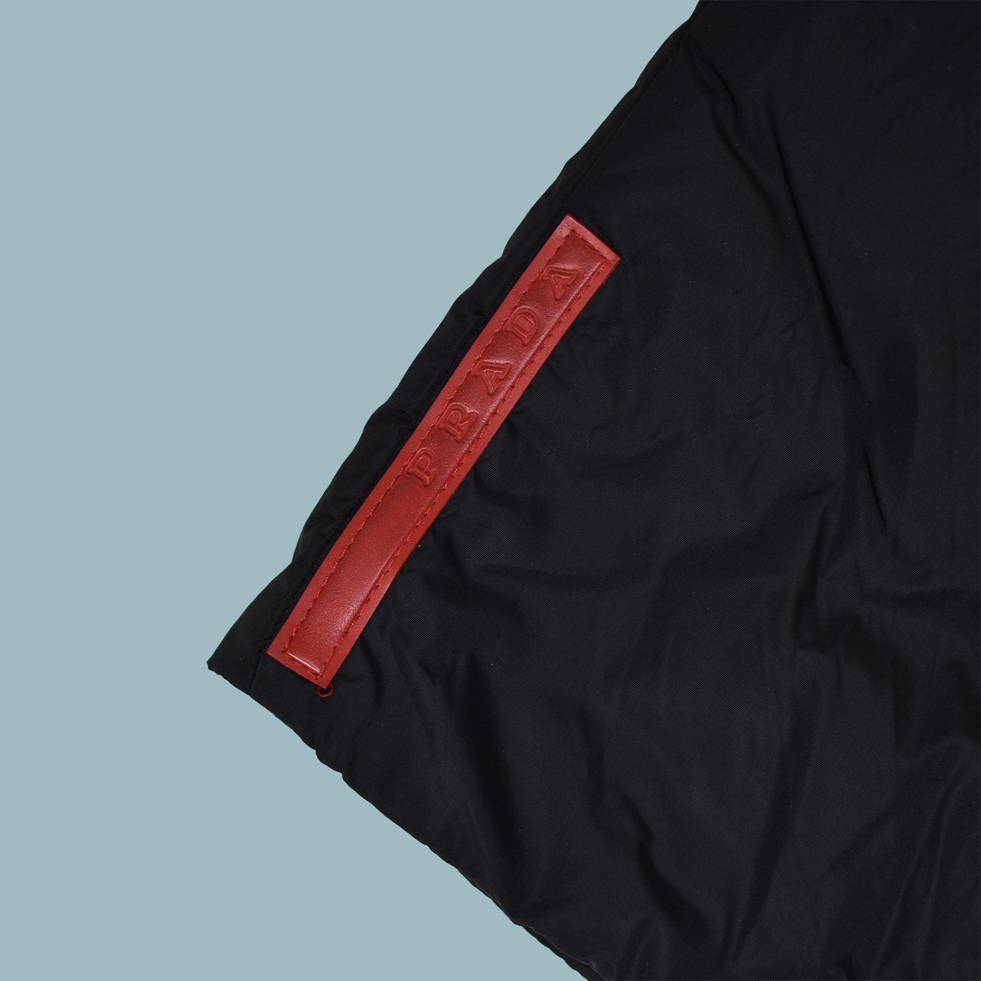 Prada PRADA NYLON BOMBER JACKET BLACK MENS MADE IN ITALY Size US L / EU 52-54 / 3 - 2 Thumbnail