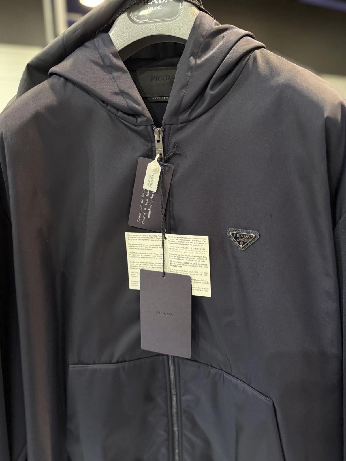 Prada PRADA Re-Nylon Jacket $4000 Retail Brand New Blue Authentic Size US XL / EU 56 / 4 - 5 Thumbnail