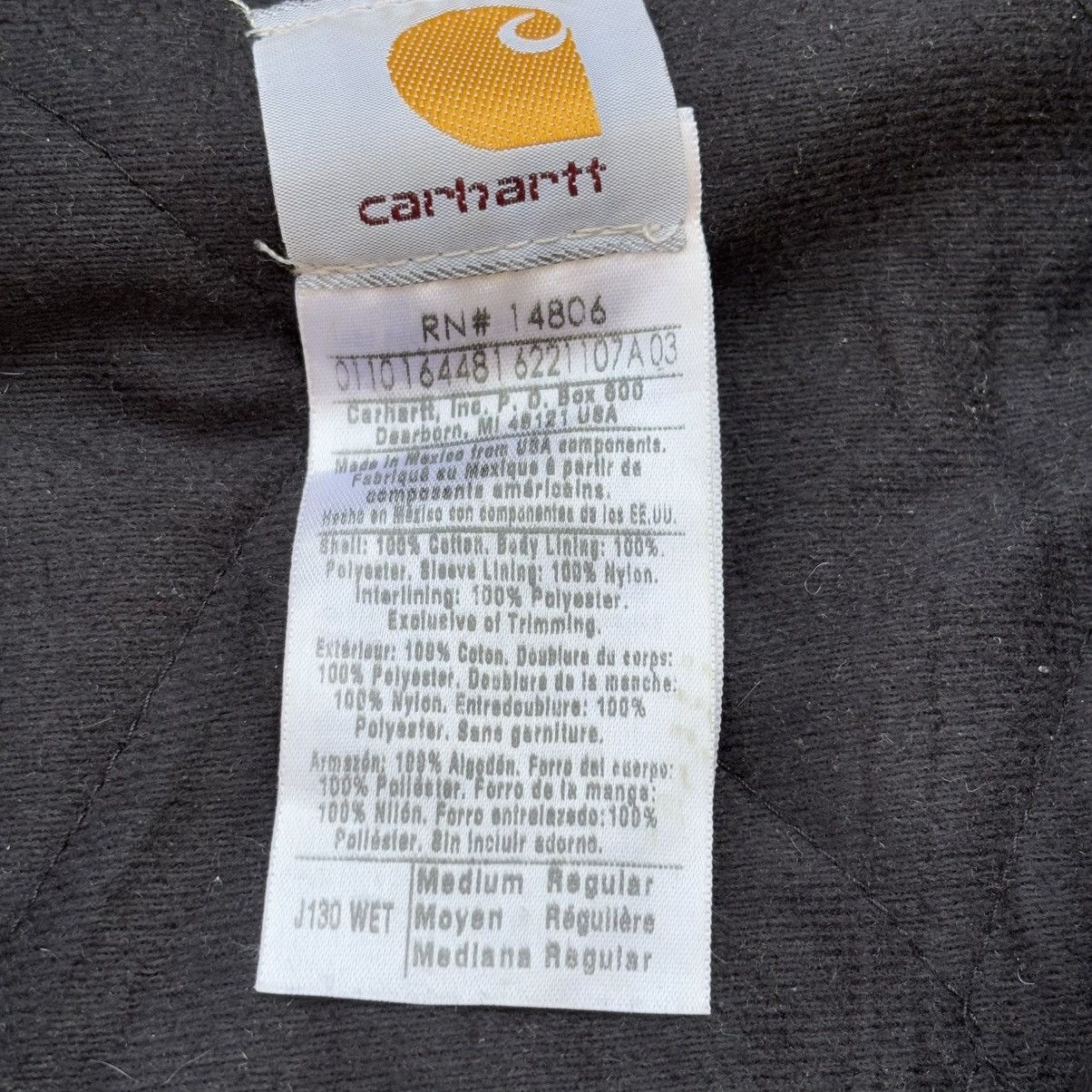 Carhartt Vintage Sunfaded Carhartt Active Hooded Jacket Size US M / EU 48-50 / 2 - 9 Thumbnail