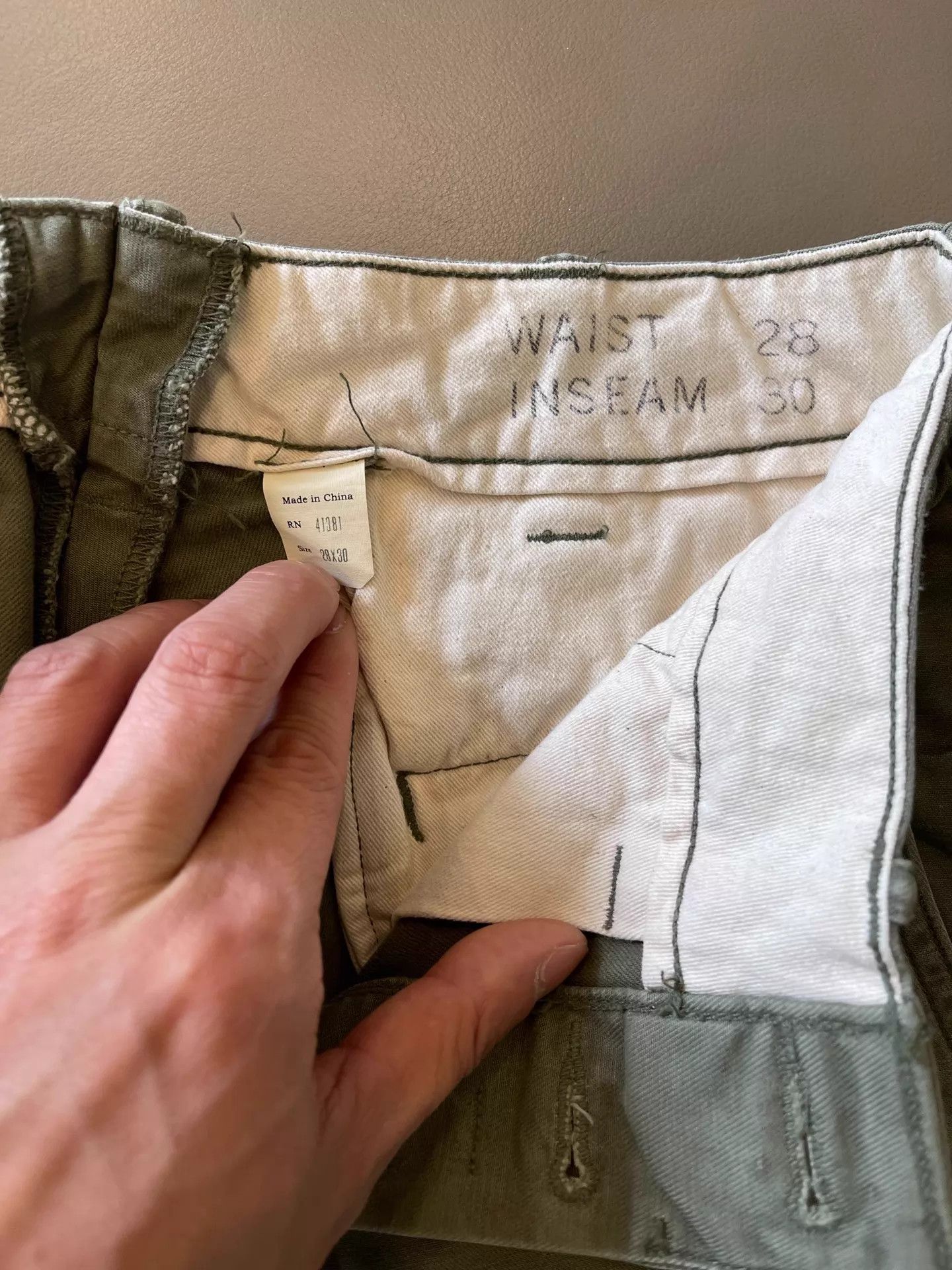 RRL Ralph Lauren RRL Rare Military Officer Pants Olive Drab 28/30 New Size US 28 / EU 44 - 9 Thumbnail