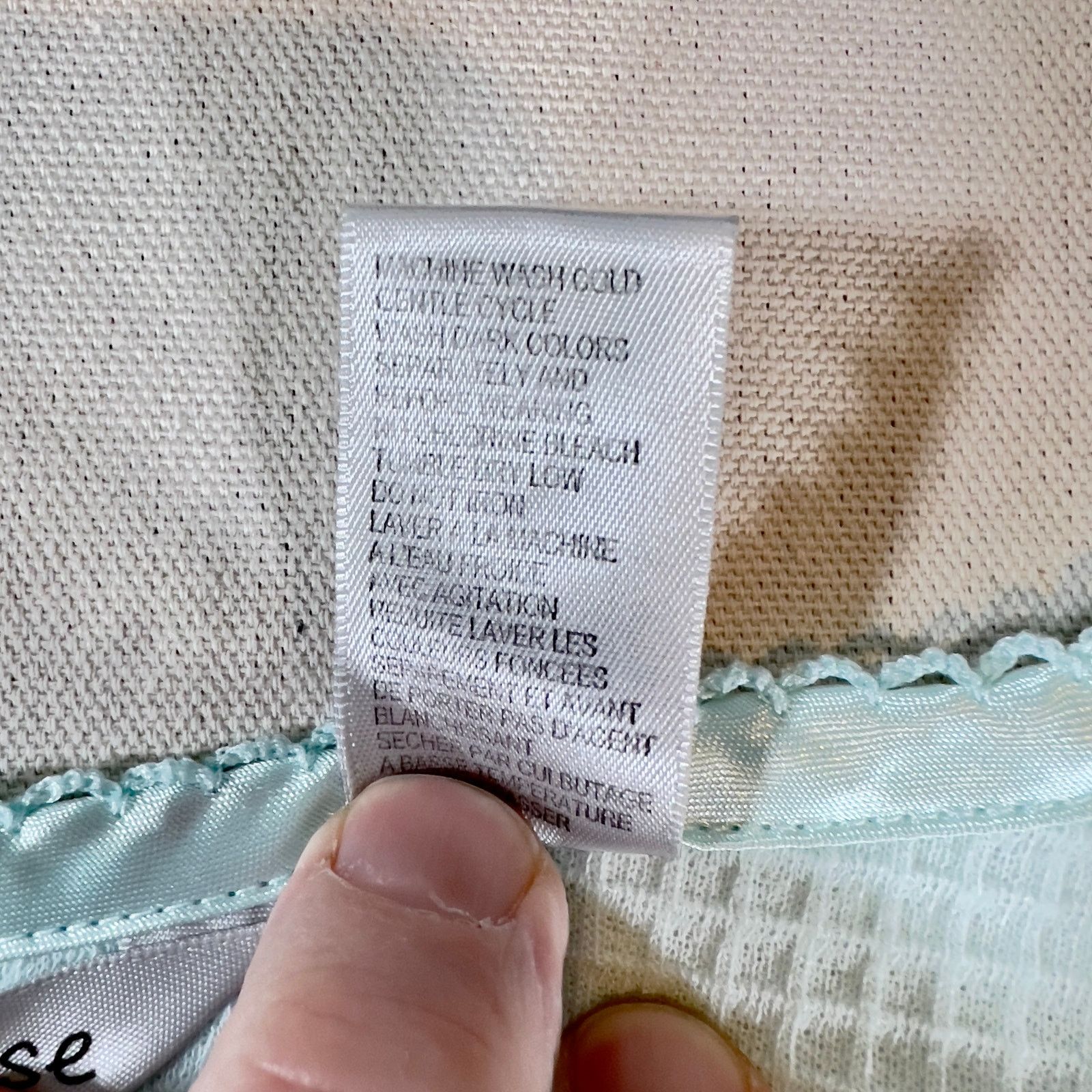 Other Jasmine Rose Woman L Waffle Weave Robe Embroidery Lite Blue Size ONE SIZE - 9 Thumbnail