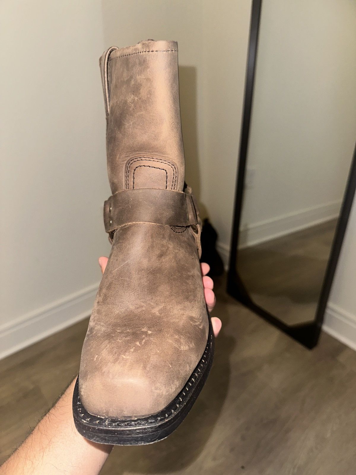 Frye Frye harness boots 8R tan color Size US 10 / EU 43 - 11 Thumbnail