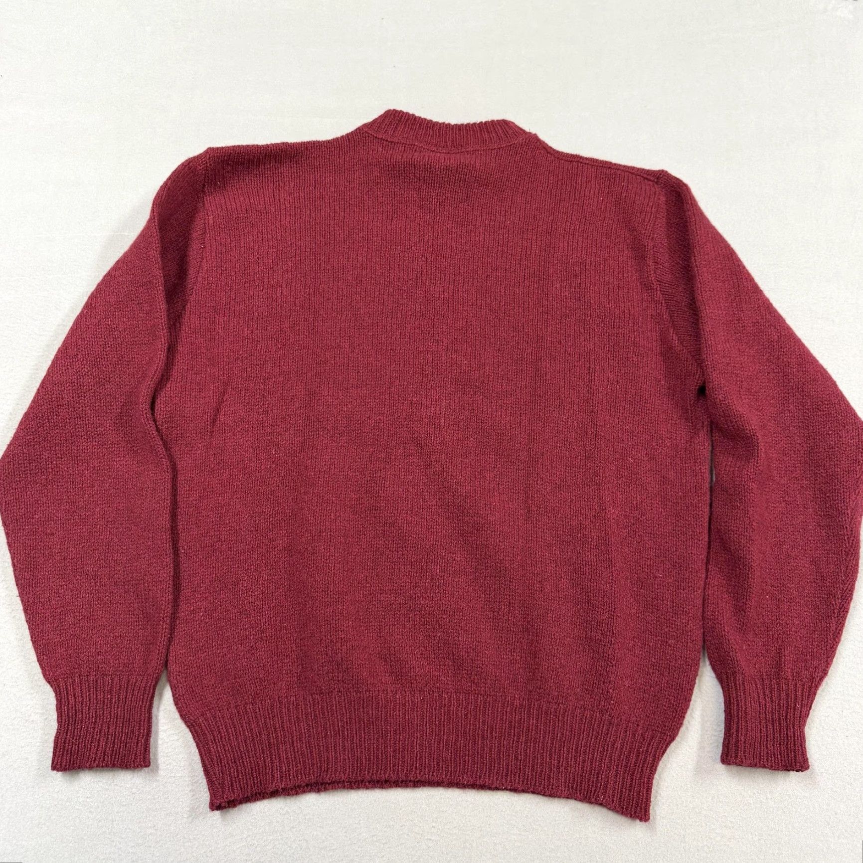 Vintage VINTAGE L.L. Bean Sweater Mens XL Red Wool Blend Crewneck Knit Pullover USA Size US XL / EU 56 / 4 - 6 Thumbnail