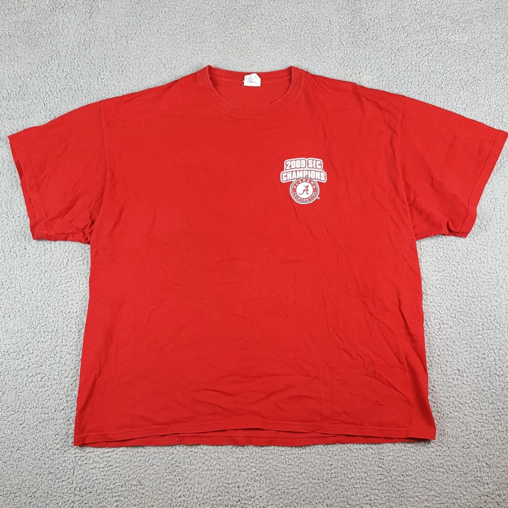 Delta Alabama Crimson Tide SEC Football Championship Men's Size 2XL College T Shirt Size US XXL / EU 58 / 5 - 2 Thumbnail