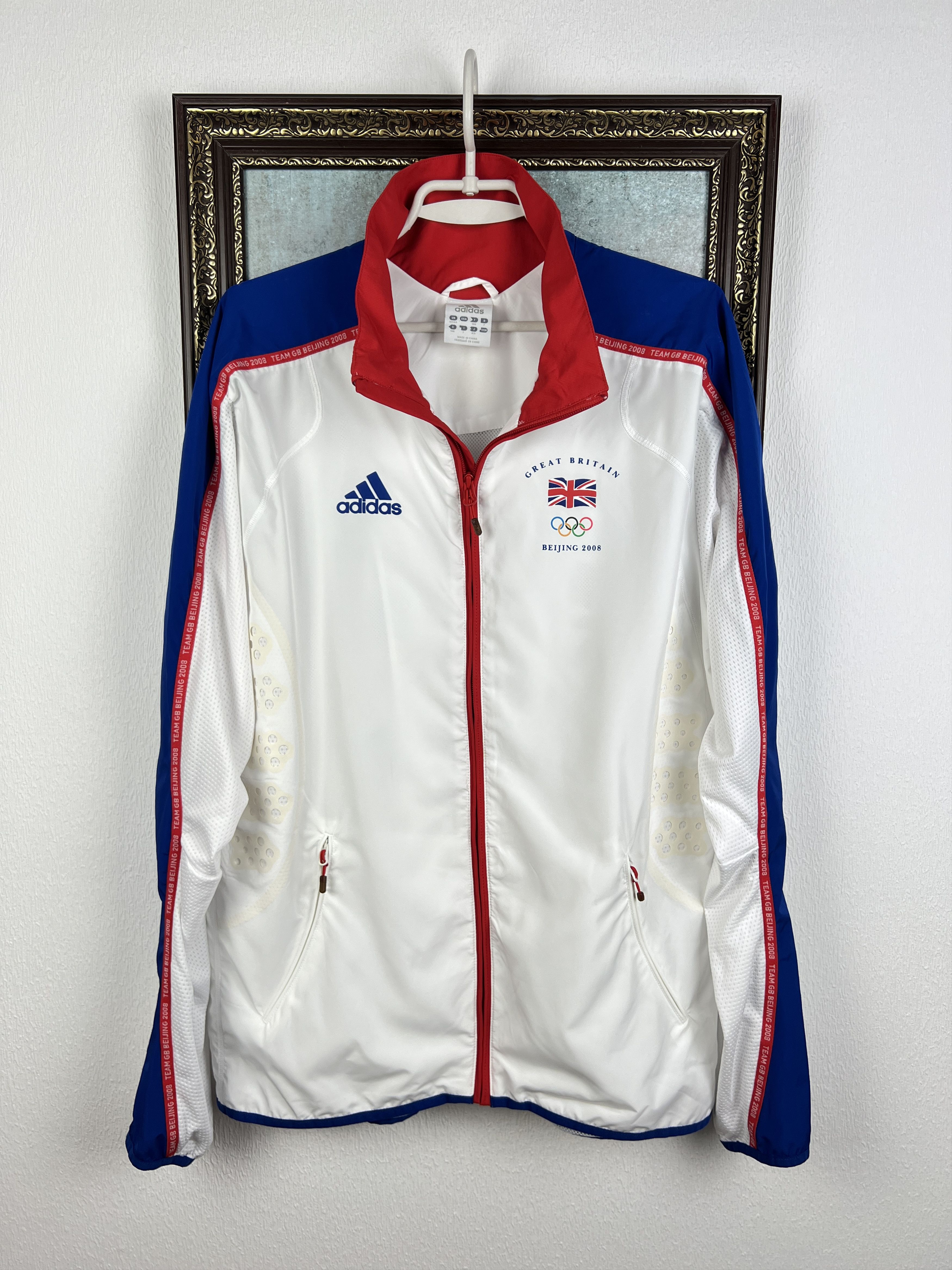 Adidas Vintage Great Britain Olympics Player Issue Jacket Track Top Size US L / EU 52-54 / 3 - 1 Thumbnail