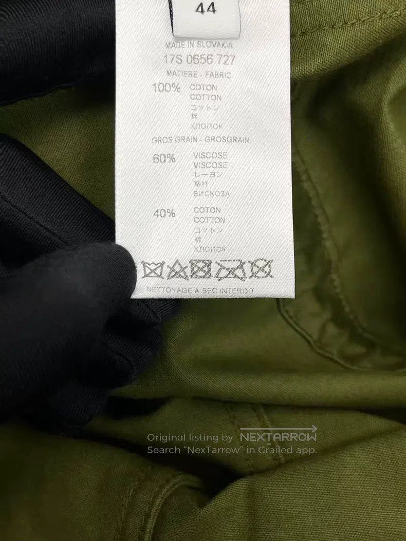 Givenchy Givenchy Military green windbreaker with hidden zipper and Size US S / EU 44-46 / 1 - 5 Thumbnail