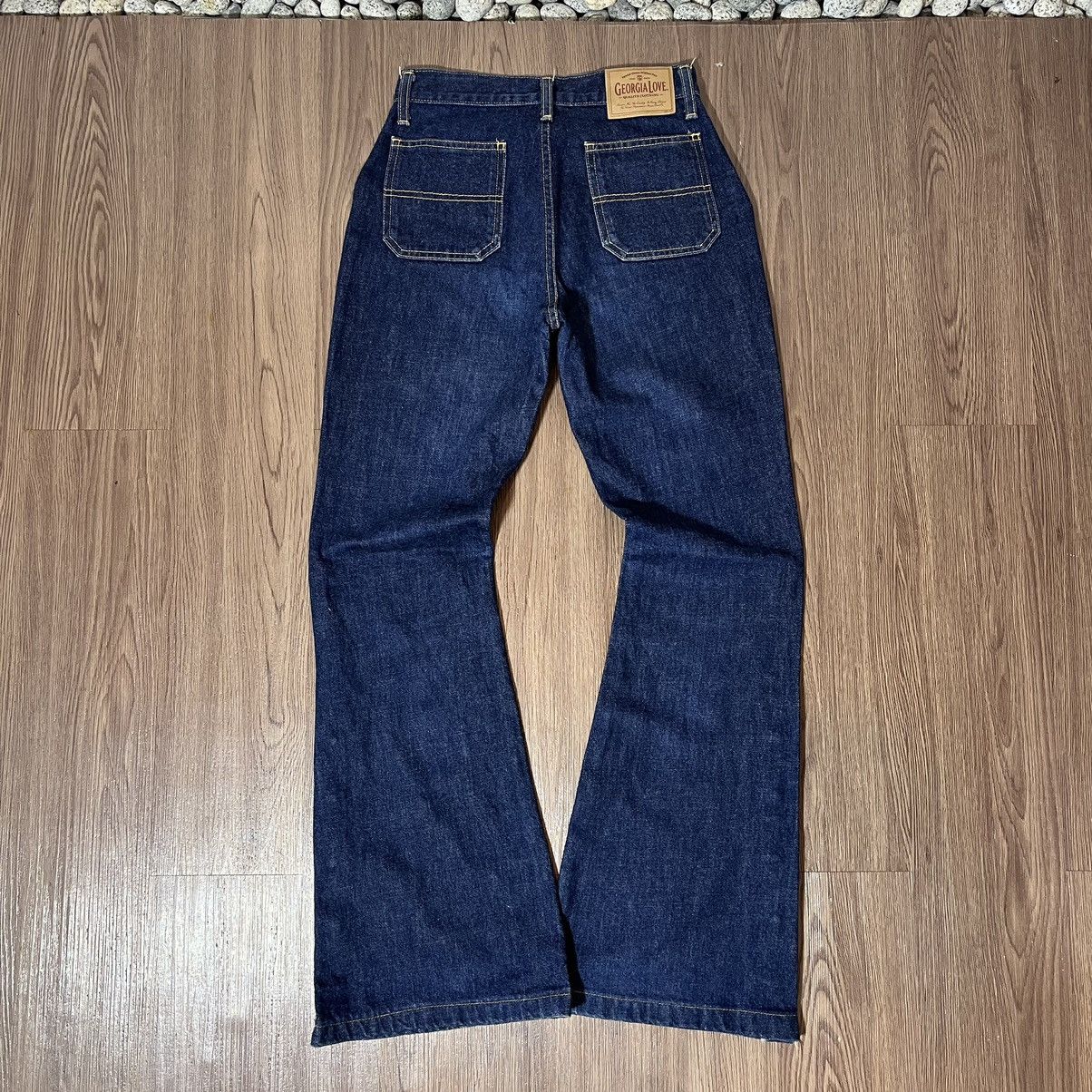Hysteric Glamour Georgia Love GL HEART japan button down flare denim Size US 26 / EU 42 - 3 Thumbnail