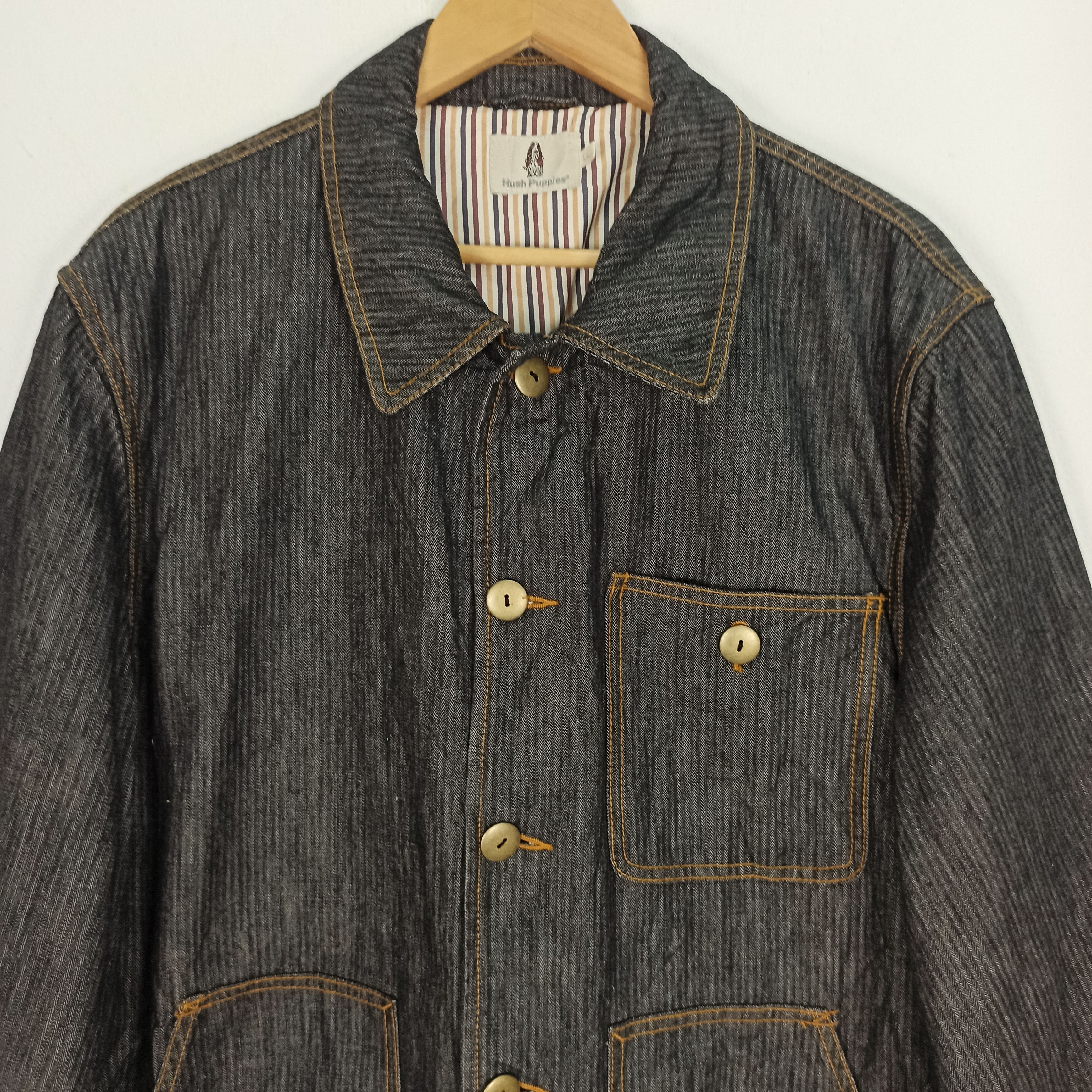 14th Addiction Hush Puppies Denim Jacket Like Jacket 14th Addiction/LGB Size US XL / EU 56 / 4 - 3 Thumbnail