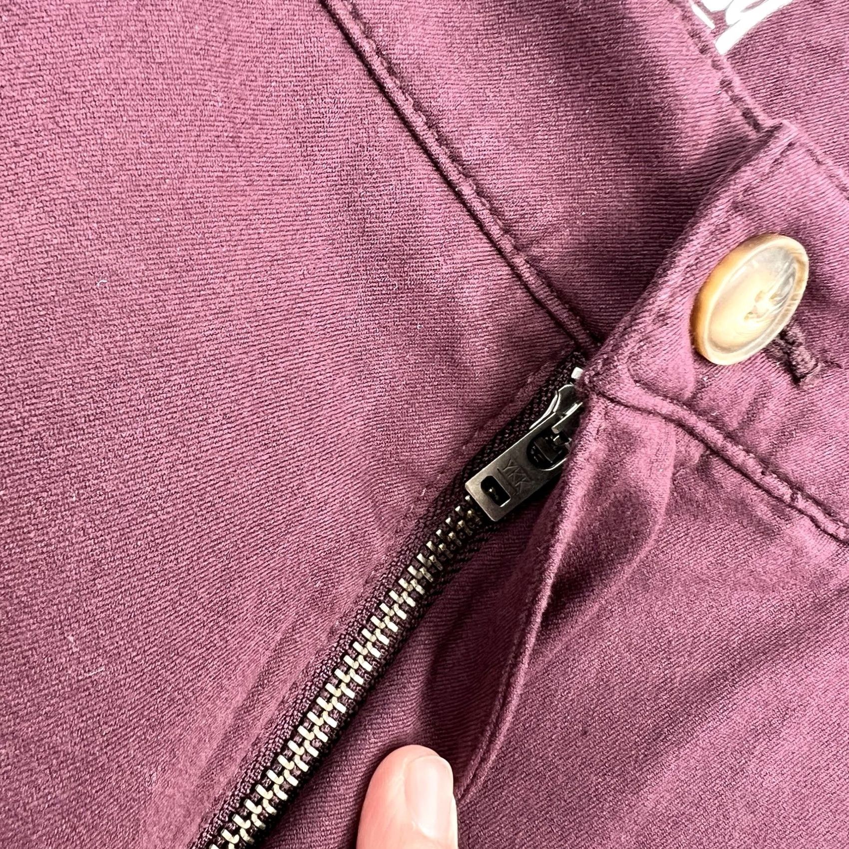 Vintage Mugsy Chino Shorts Mens 38 Burgundy Stretch Flat Front 5-Pocket Preppy Golf Casual Size US 38 / EU 54 - 4 Thumbnail