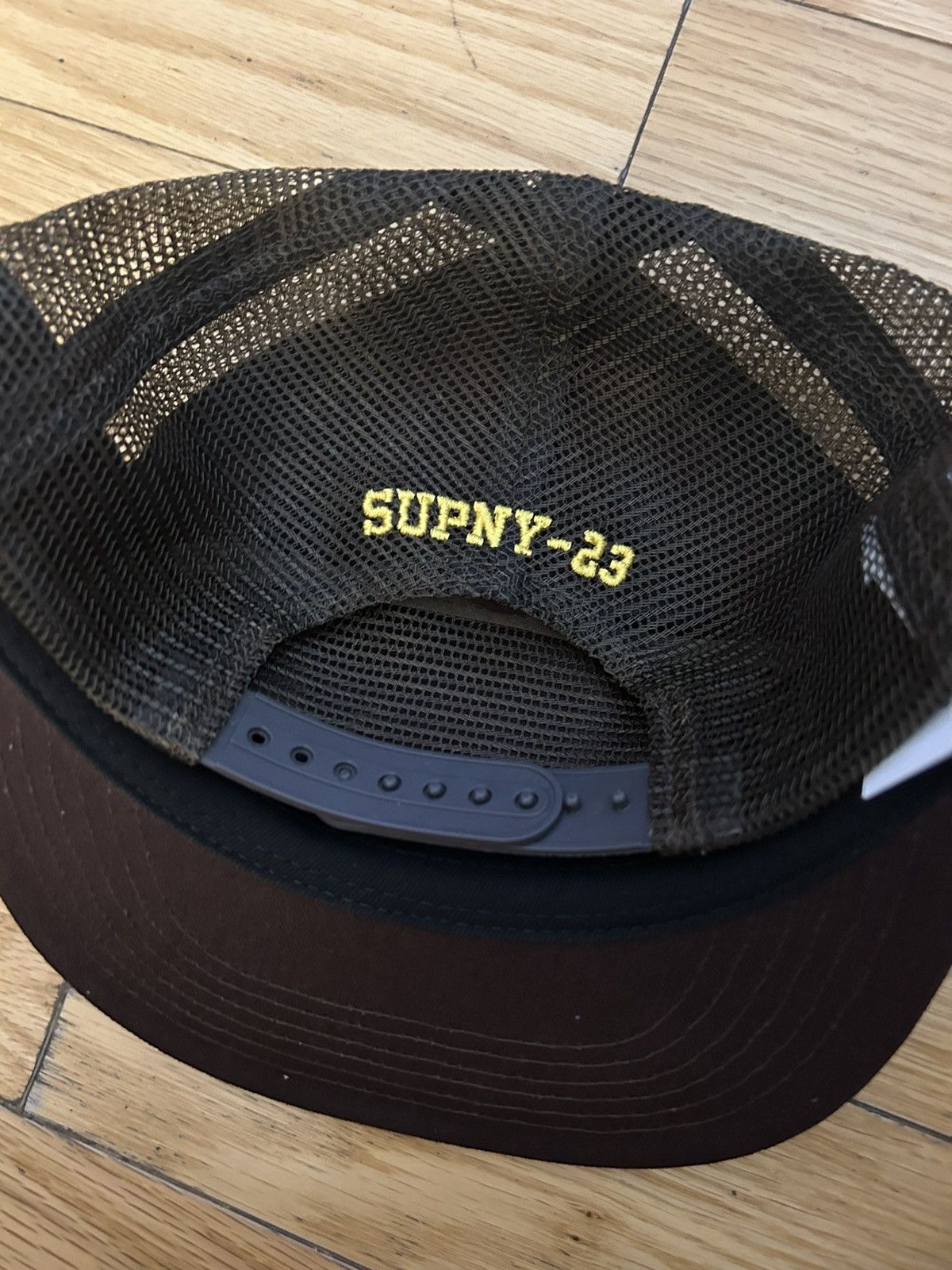 Supreme Supreme HOSP Mesh Back 5-Panel Brown Size ONE SIZE - 3 Thumbnail