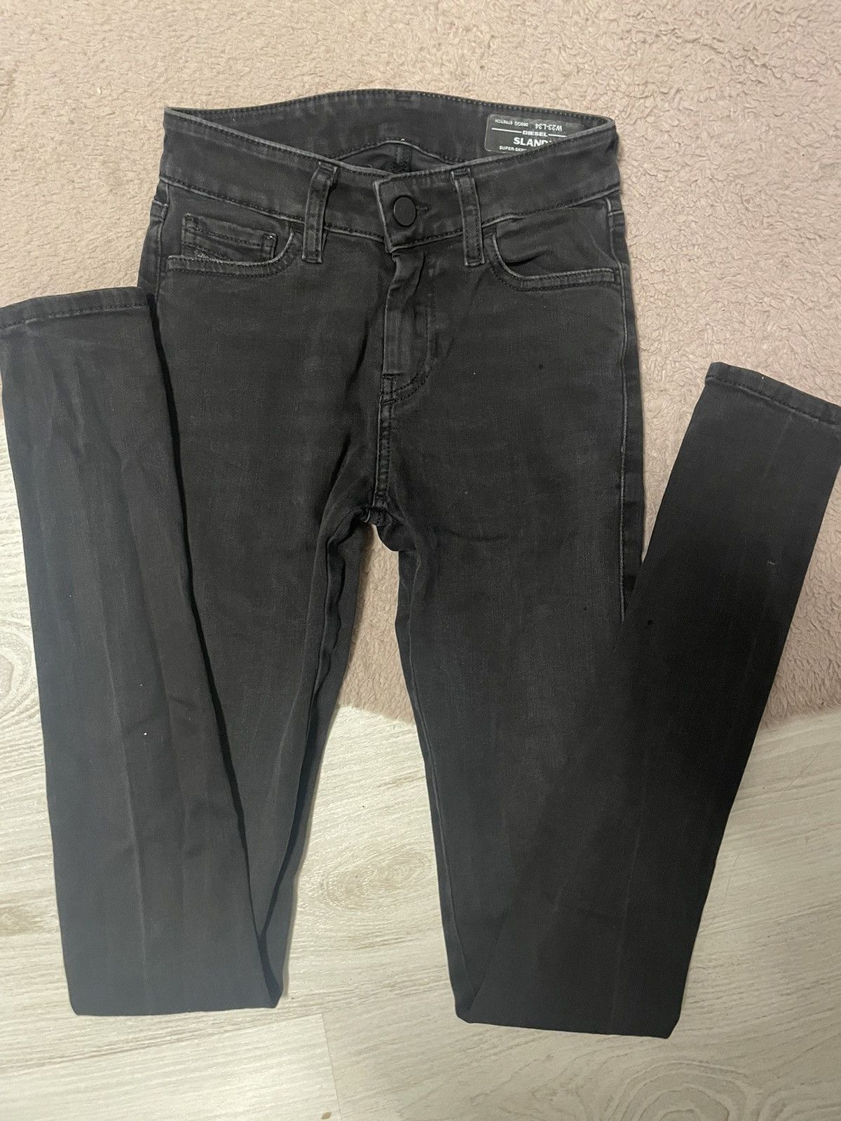 Diesel Black jeans Size 23" - 1 Thumbnail
