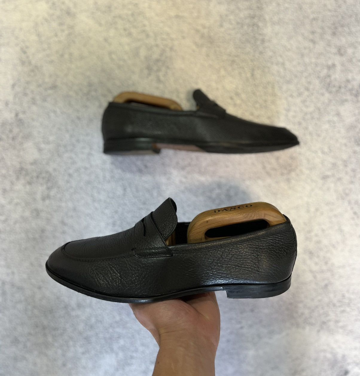 Bally Bally Webb Black Deer Leather Loafers 8 1/2 US / 7 1/2 EU Size US 8.5 / EU 41-42 - 2 Thumbnail