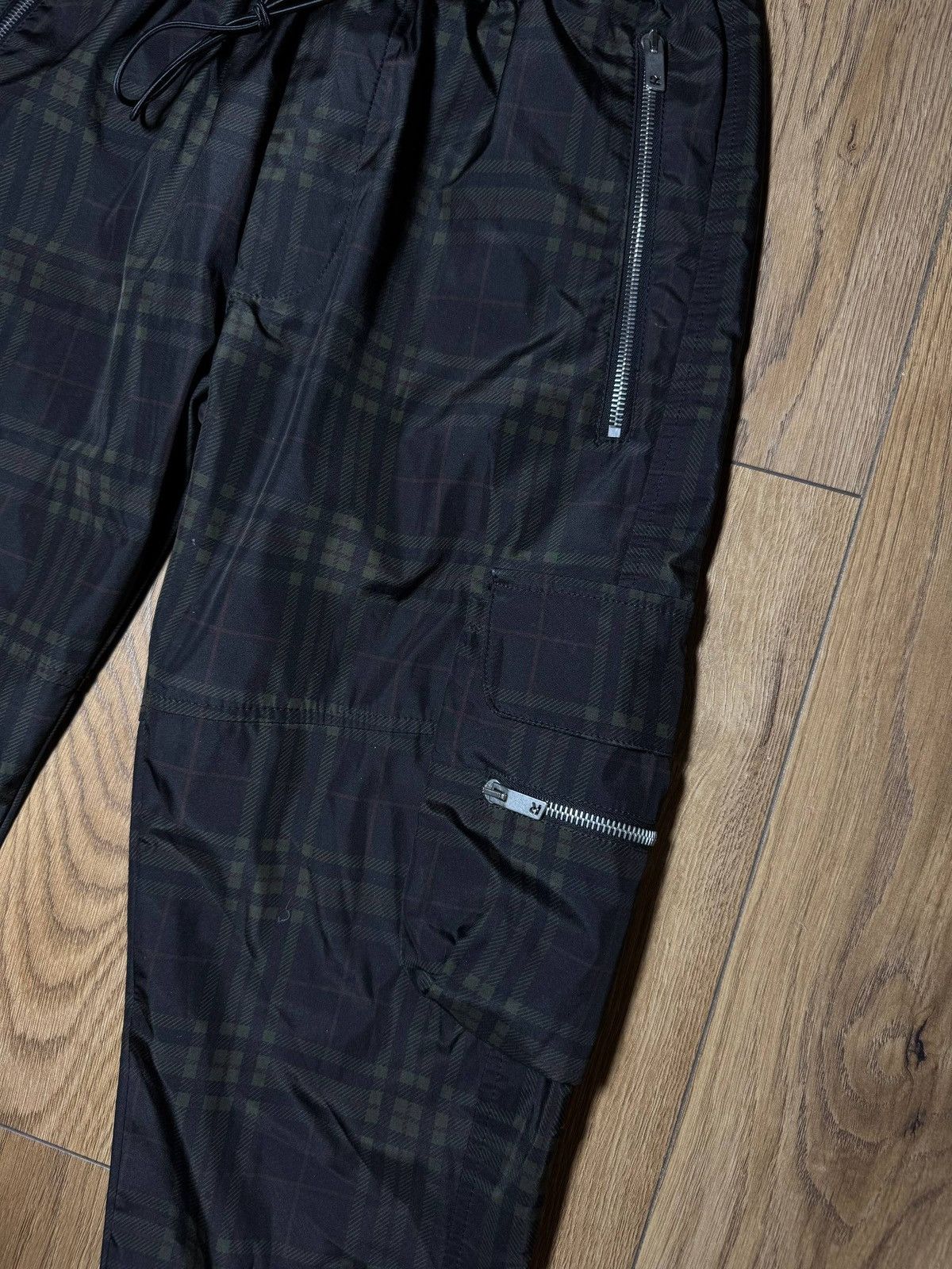 Represent Clo. Men’s Represent Cargo Pants Green/Black Streetwear y2k Size US 30 / EU 46 - 6 Thumbnail