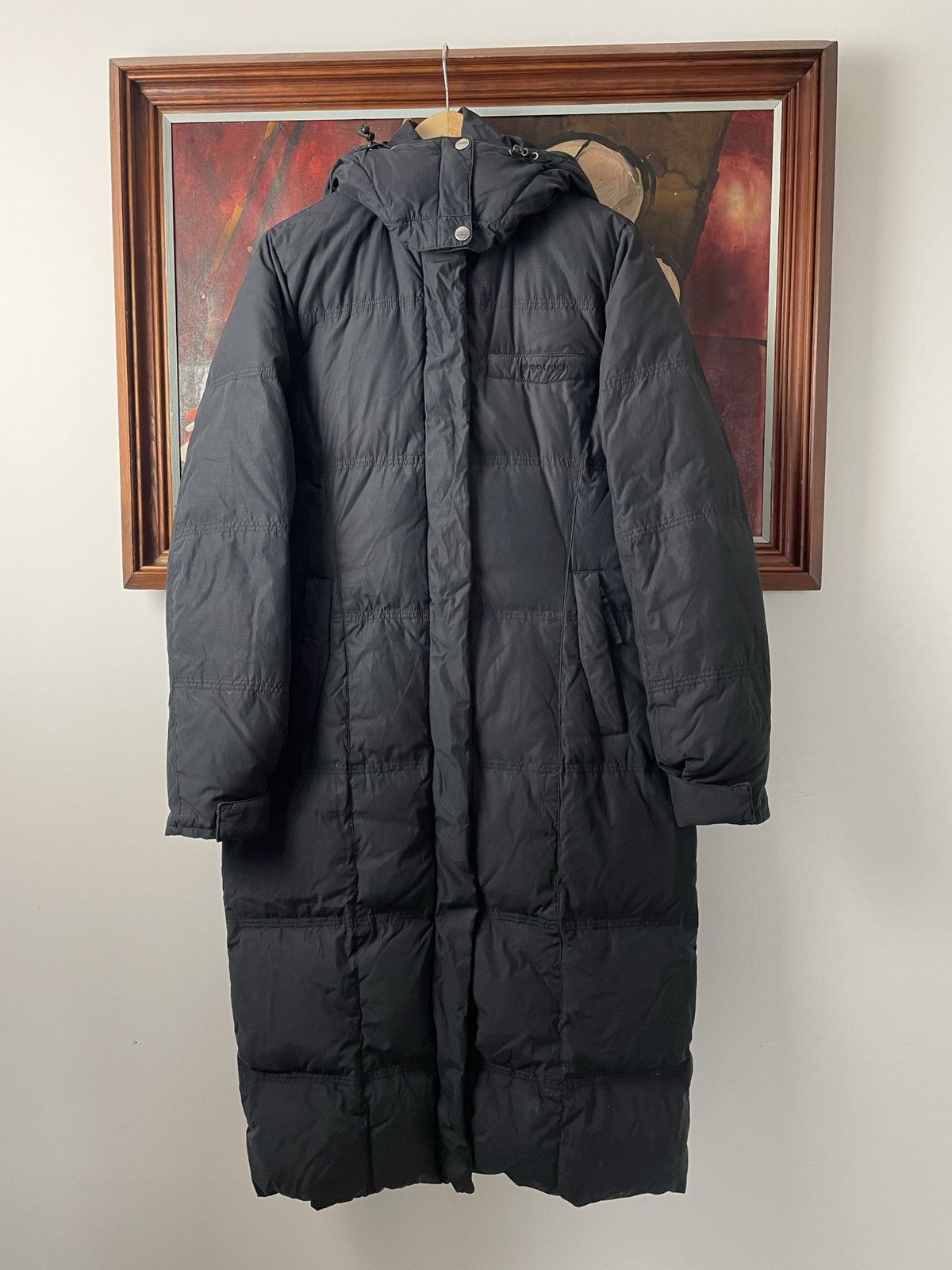 image of Woolrich John Rich&bros Navy Down Parka Jacket Hype Casual in Dark Navy, Women's (Size Small)