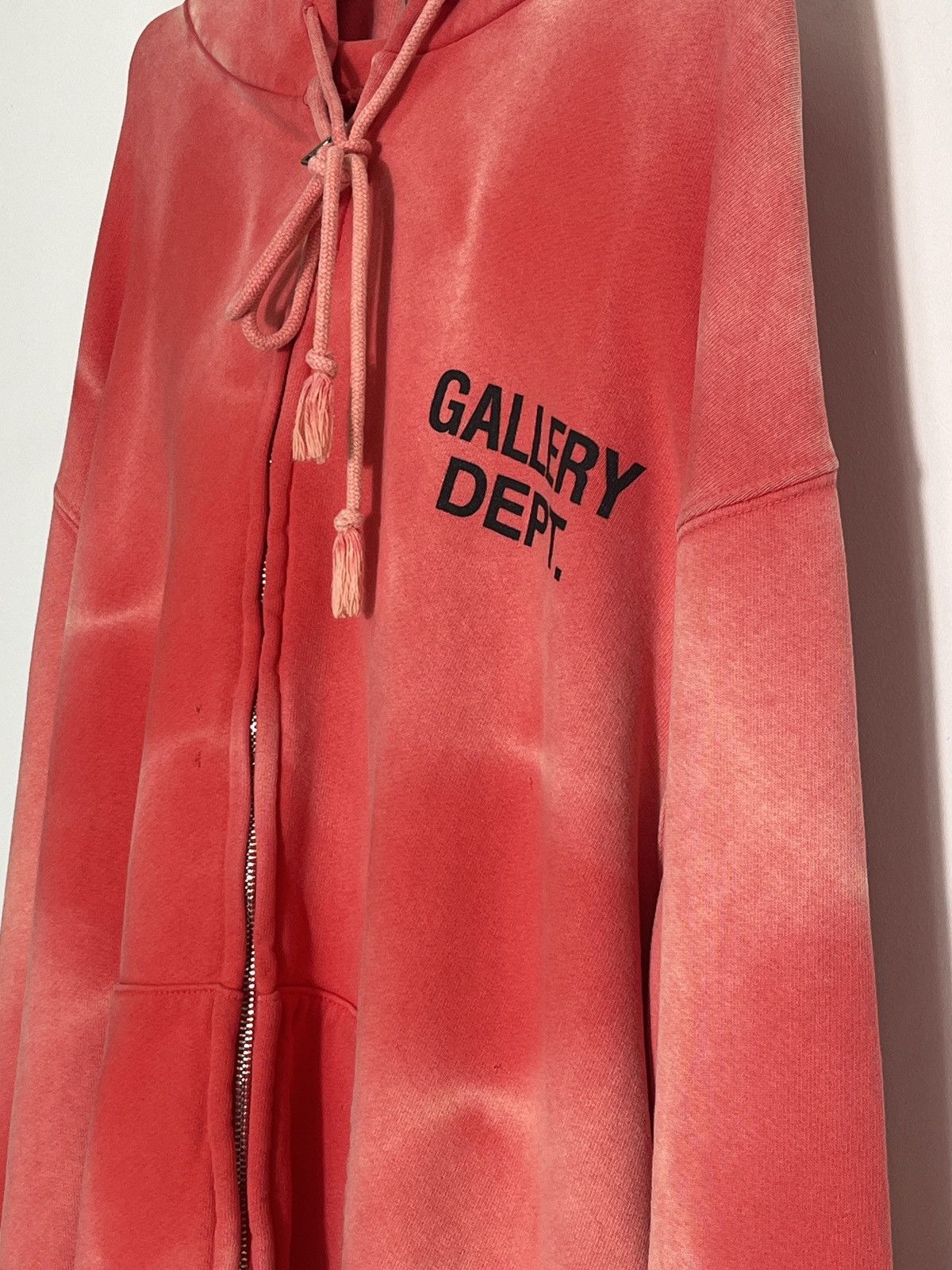 Gallery Dept. Gallery Dept Sun faded English zip hoodie-Red Size US L / EU 52-54 / 3 - 2 Thumbnail