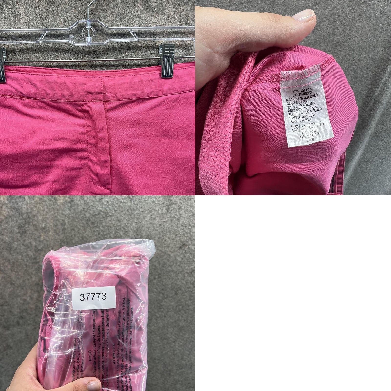 Izod Izod XFG Shorts Womens 14 Pink Golf Chino Stretch Flat Front Pockets Casual Size 36" / US 14 / IT 50 - 8 Thumbnail