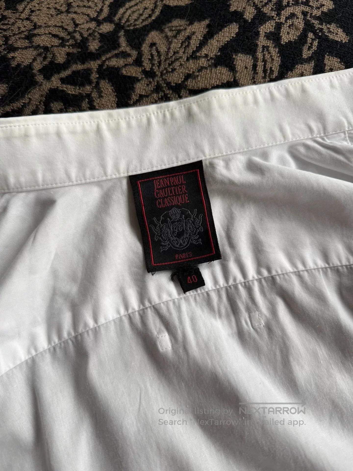 Jean Paul Gaultier Jean Paul Gaultier White Shirt with Unique Buttons. Size M / US 6-8 / IT 42-44 - 6 Thumbnail