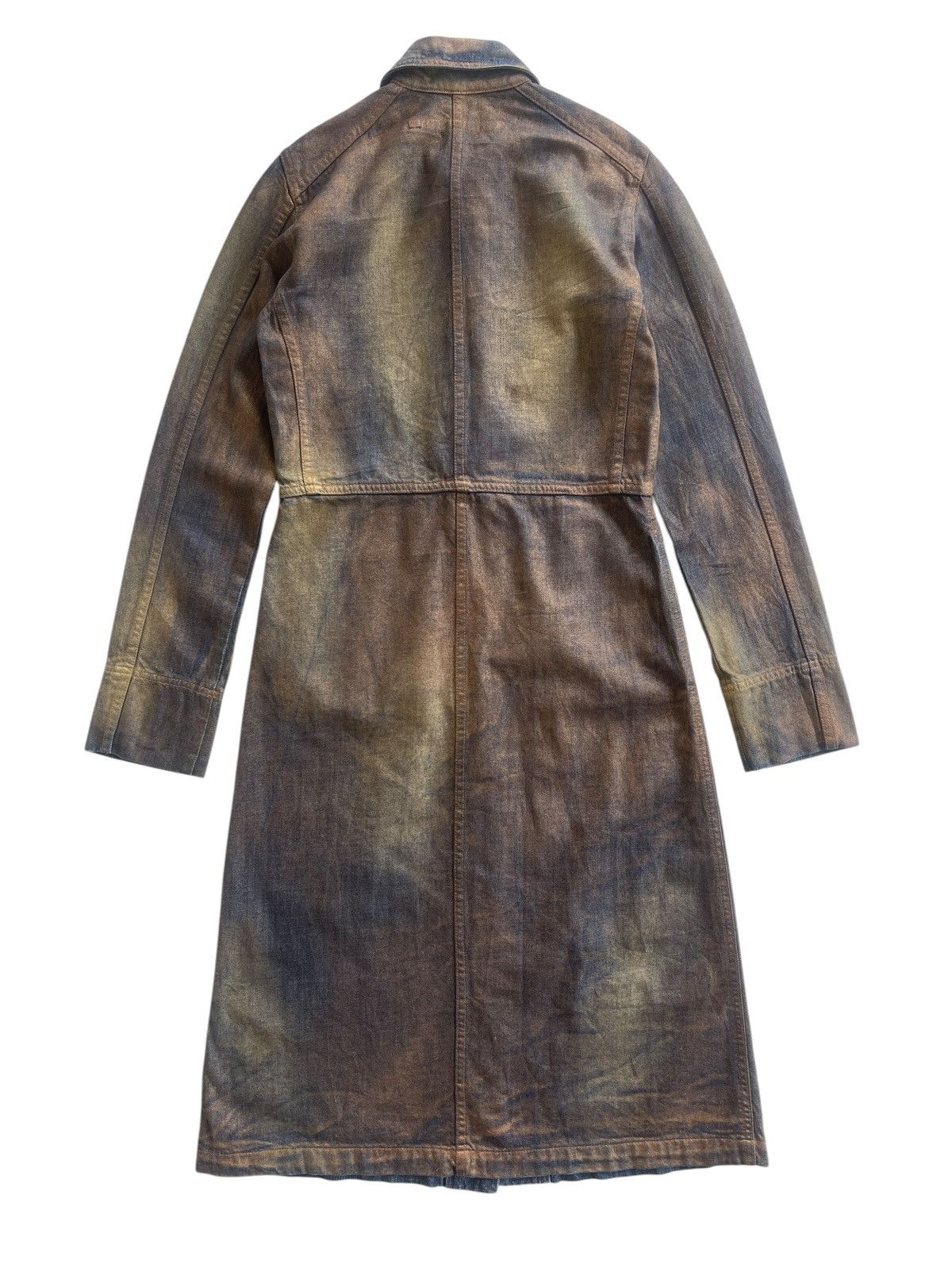 DKNY DKNY Dye Denim LongCoat Size S / US 4 / IT 40 - 4 Thumbnail