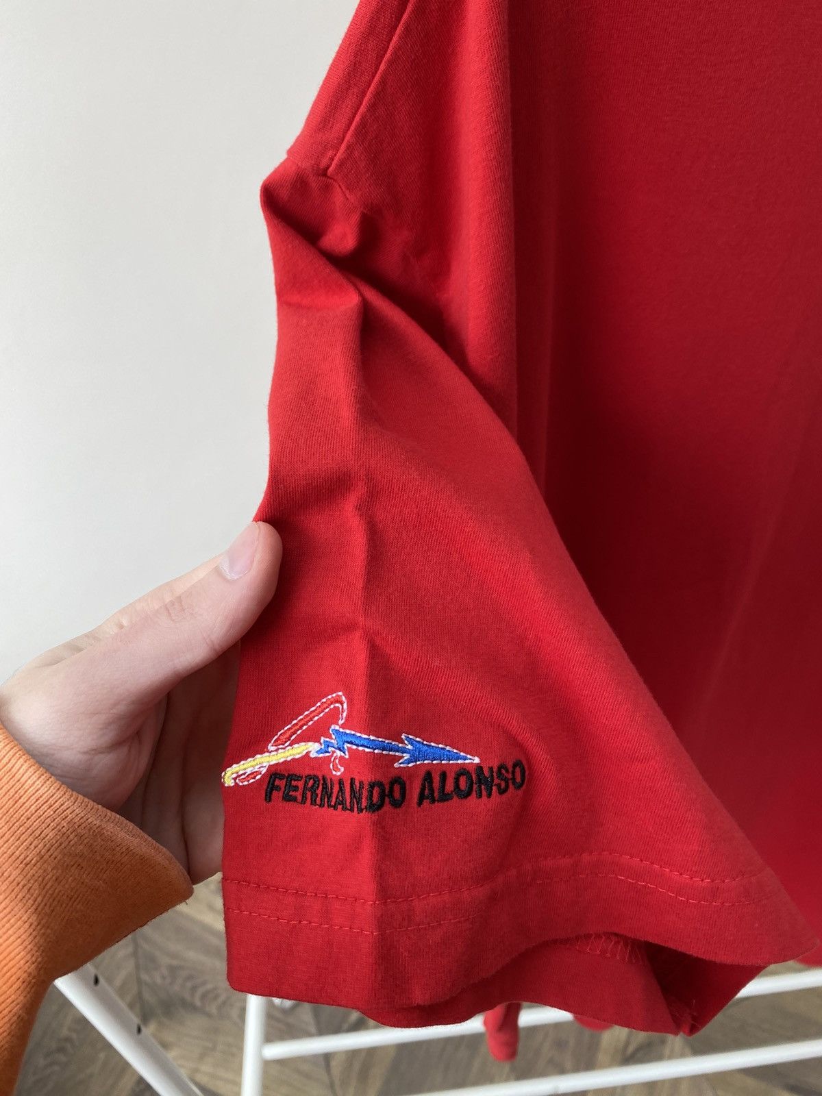 Ferrari × Vintage Vintage Ferrari Big Logo Racing T-Shirt Size US XL / EU 56 / 4 - 10 Thumbnail