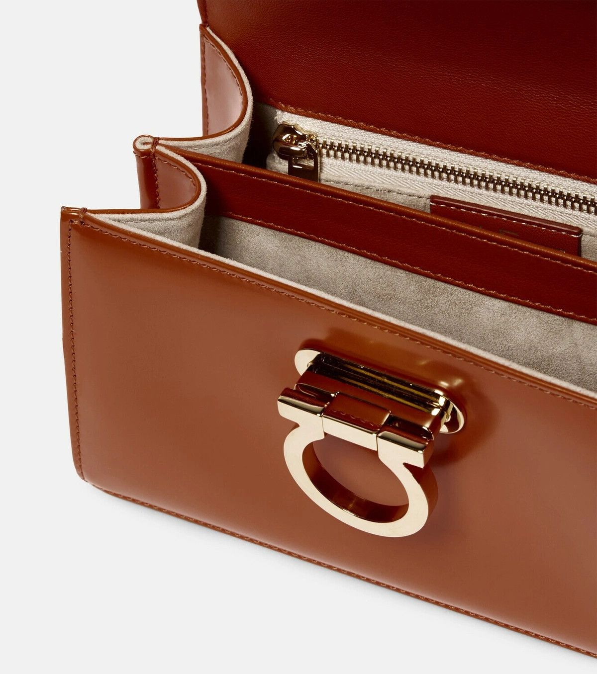 Salvatore Ferragamo o1s1rm0526 Size : OS / Handbag in Chocolate Brown Size ONE SIZE - 3 Thumbnail