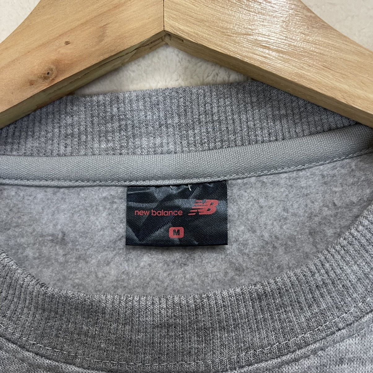 Japanese Brand New Balance Big Logo Crew Neck Sweatshirt Size M Size US M / EU 48-50 / 2 - 9 Thumbnail