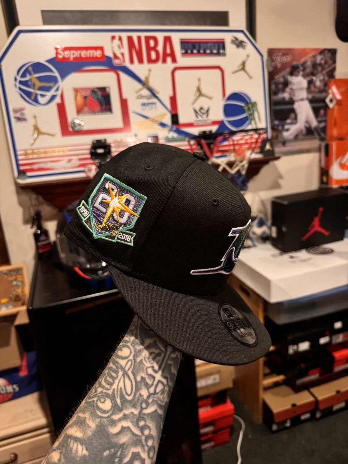 New Era New era 9fifty Tampa Bay Devil rays Size ONE SIZE - 2 Thumbnail