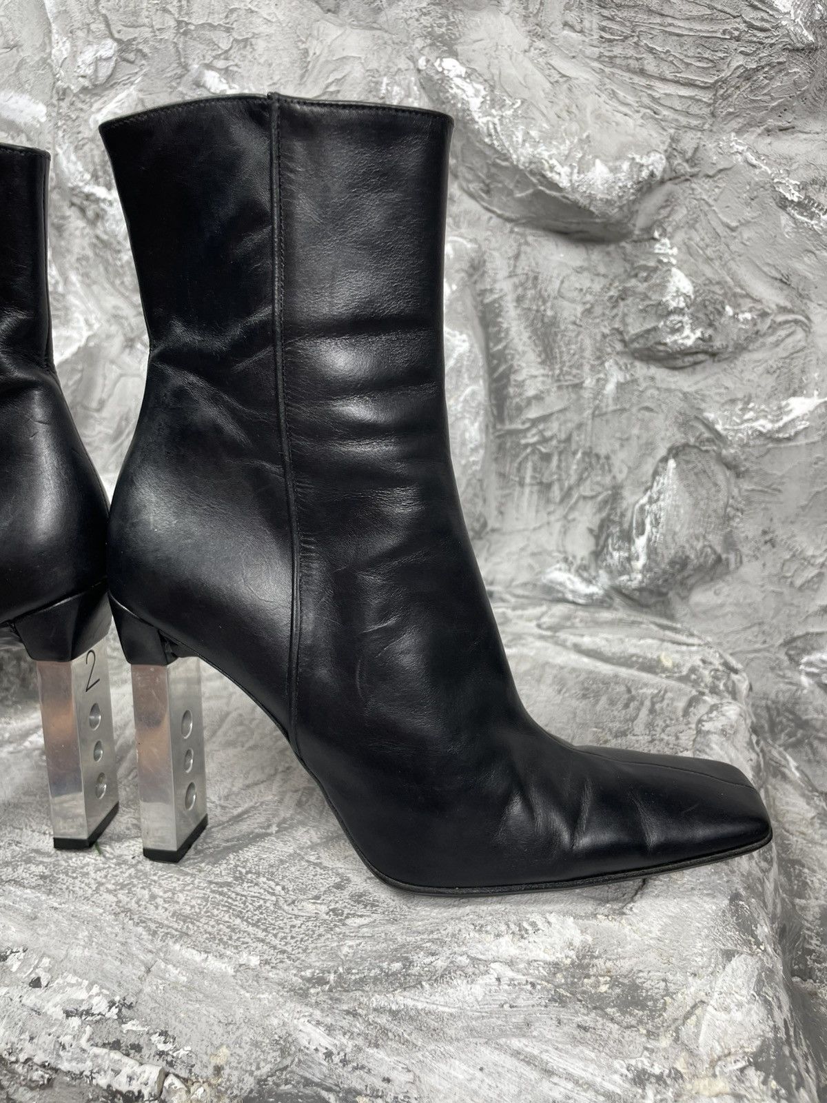 Rick Owens Vintage Y2K Grunge Heels Maison Margiela Rick Owens Style Size US 8.5 / IT 38.5 - 13 Thumbnail