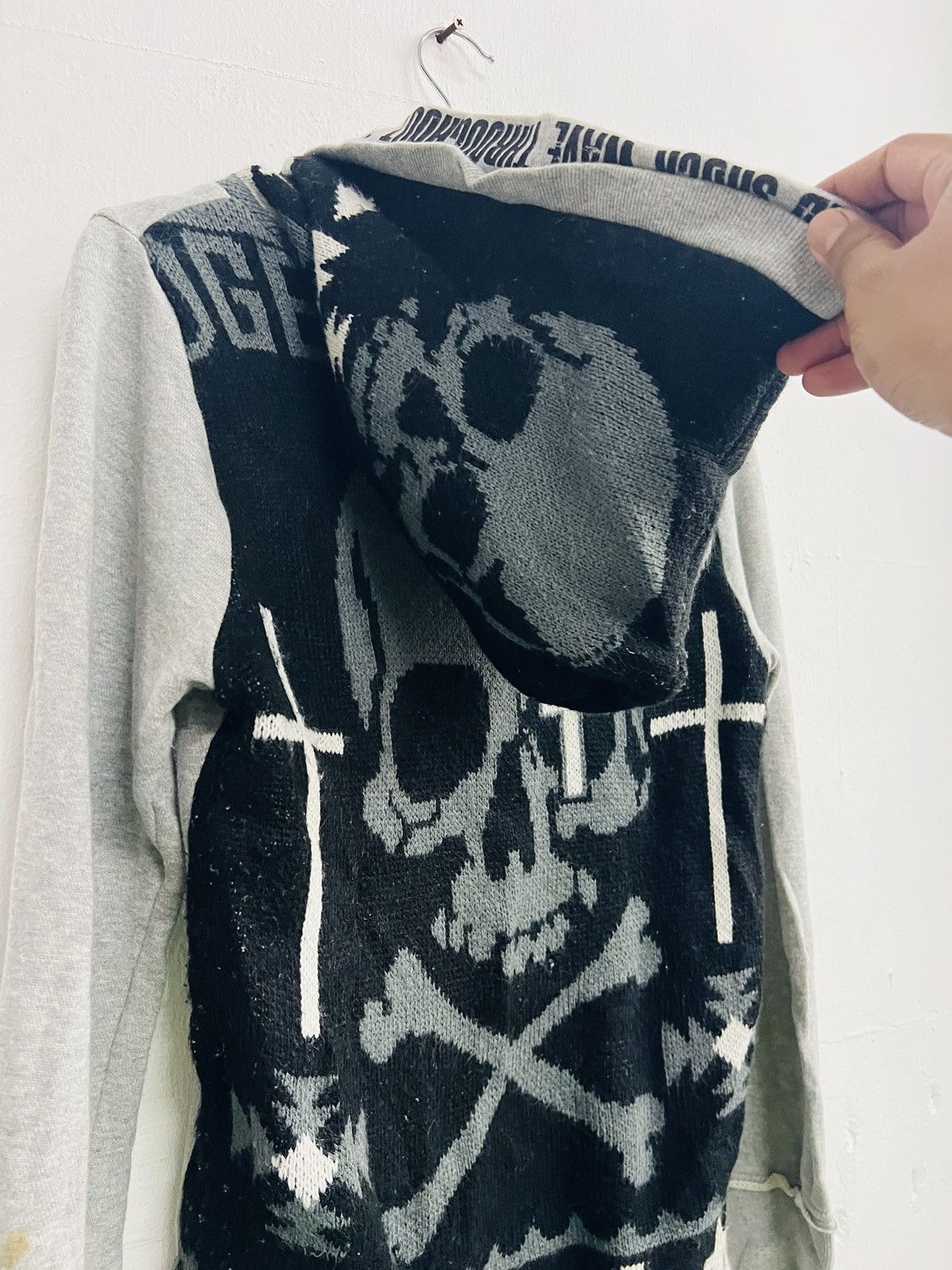 If Six Was Nine × Japanese Brand × Le Grande Bleu (L.G.B.) Ghost of Harlem Devil Skull Hoodie Zipper Size US M / EU 48-50 / 2 - 15 Thumbnail