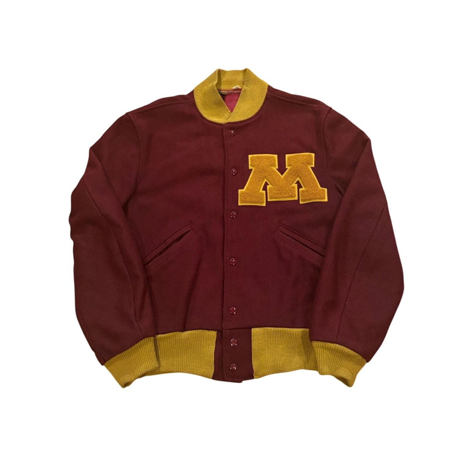 Other True Vintage 60s Minnesota Golden Gophers Wool Varsity Lette Size US M / EU 48-50 / 2 - 1 Thumbnail