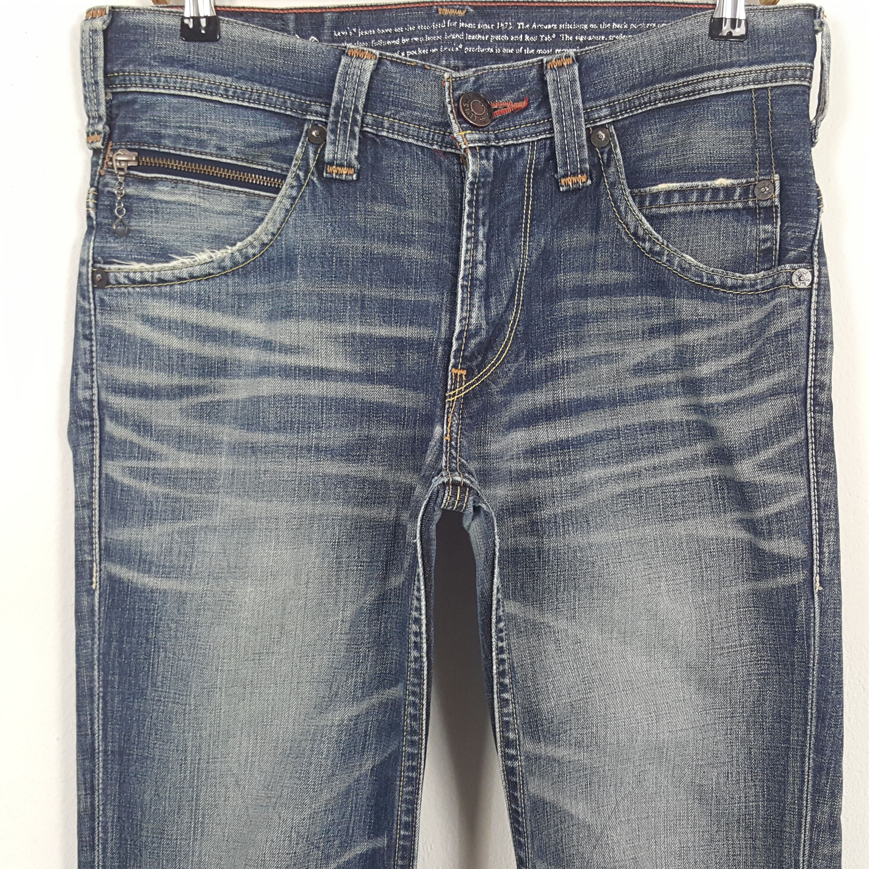Levi's × Vintage Vintage Levi's American Distressed Style Grunge Denim Jeans Size US 33 - 2 Thumbnail