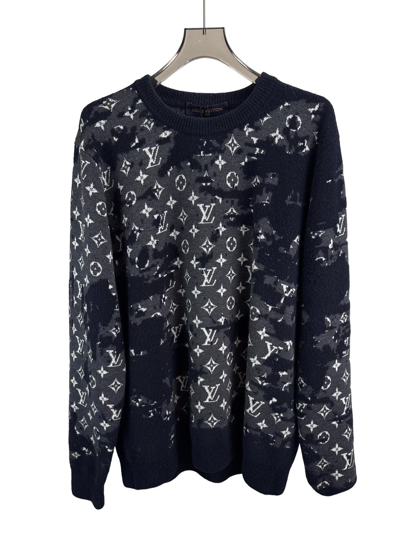 Louis Vuitton Louis Vuitton Monogram All-over Knit Sweater XXL Size US XXL / EU 58 / 5 - 1 Thumbnail