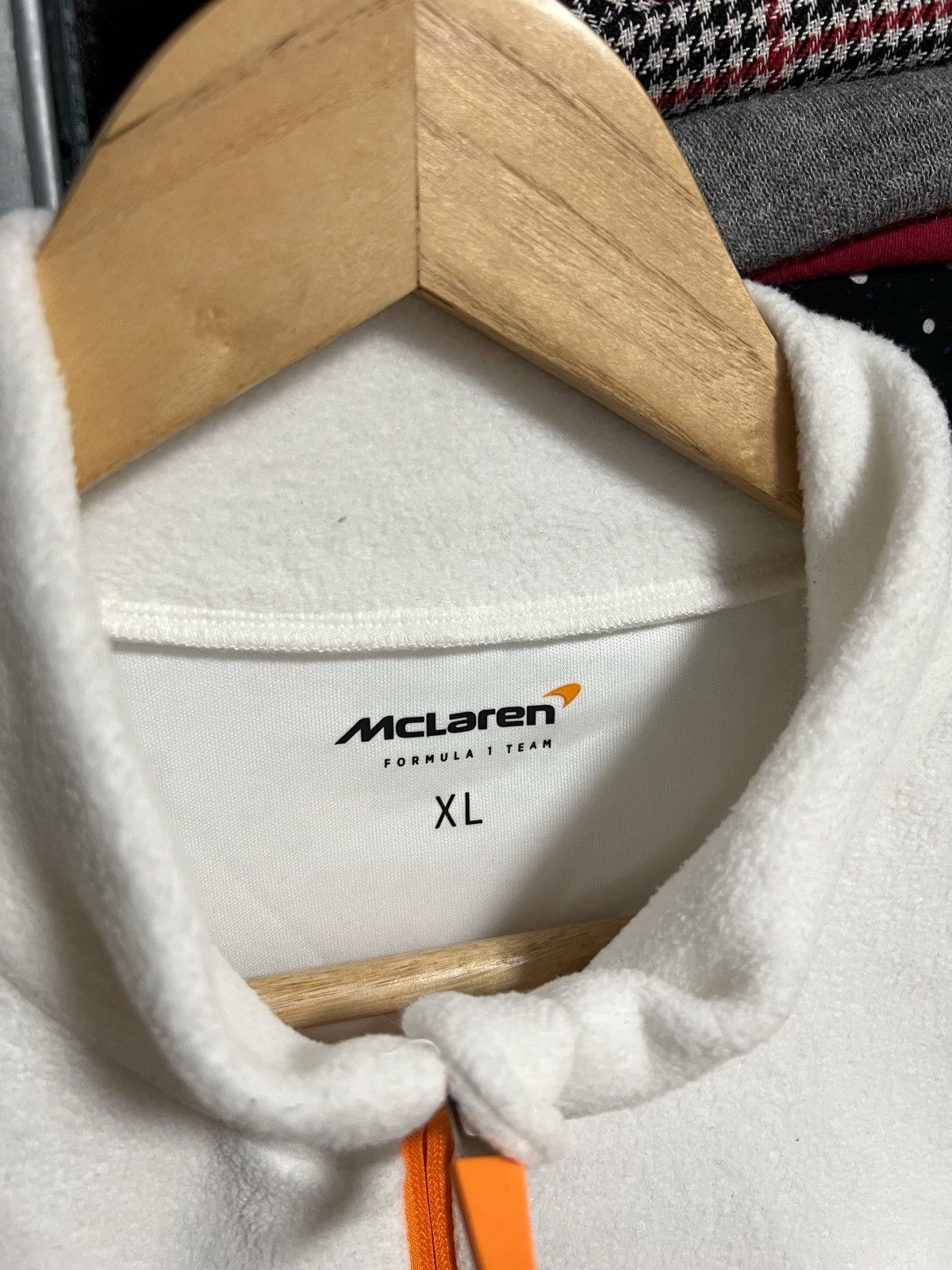 Formula 1 McLaren Gulf White Fleece Jacket Formula 1 F1 Racing Size XL Size US XL / EU 56 / 4 - 7 Thumbnail