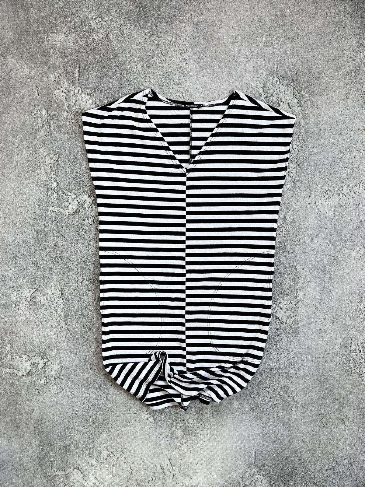 Marimekko Marimekko Jaana Parkkila Striped Midi Sleeveless Dress Sz S Size S / US 4 / IT 40 - 1 Thumbnail