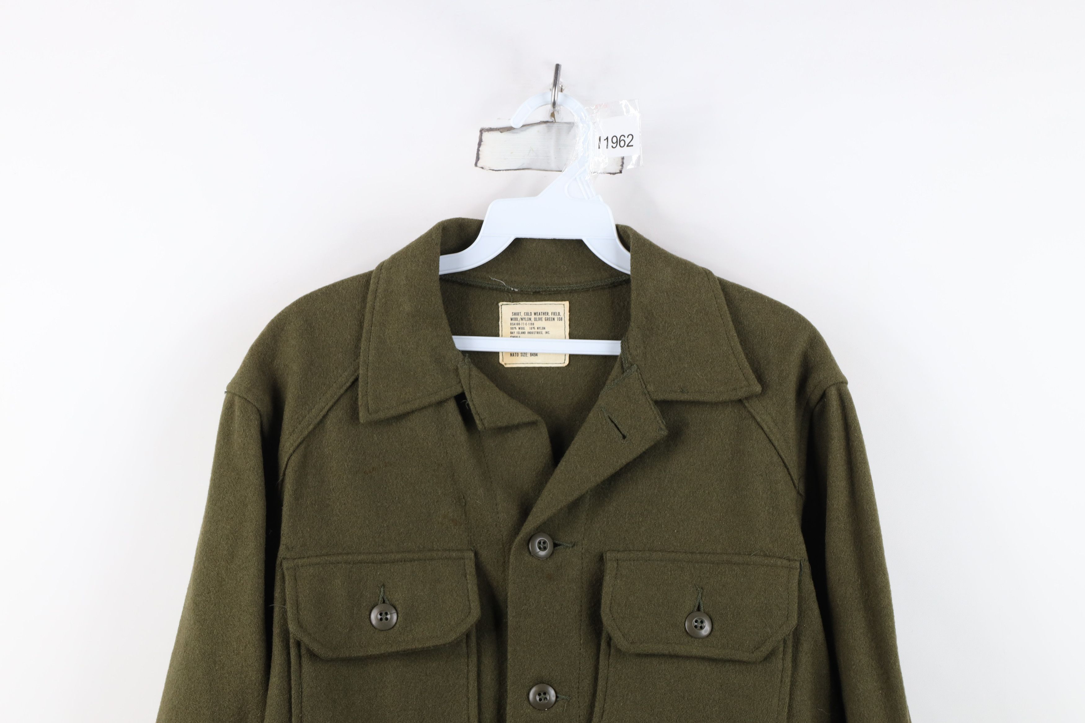 Vintage Vintage 70s Vietnam War Cold Weather Shirt Jacket Jac USA Size US S / EU 44-46 / 1 - 2 Thumbnail