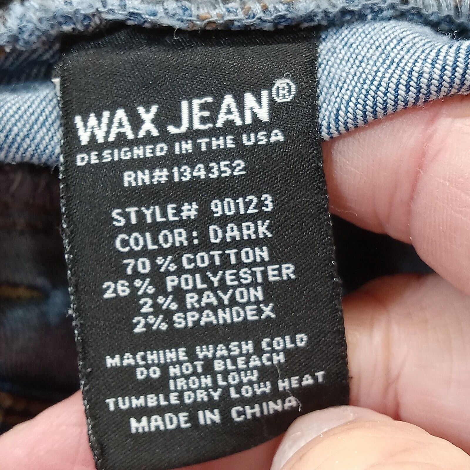 & Other Stories Wax Jeans Los Angeles 26 X29 Stretch Skinny Distressed Denim Size 26" / US 2 / IT 38 - 9 Thumbnail