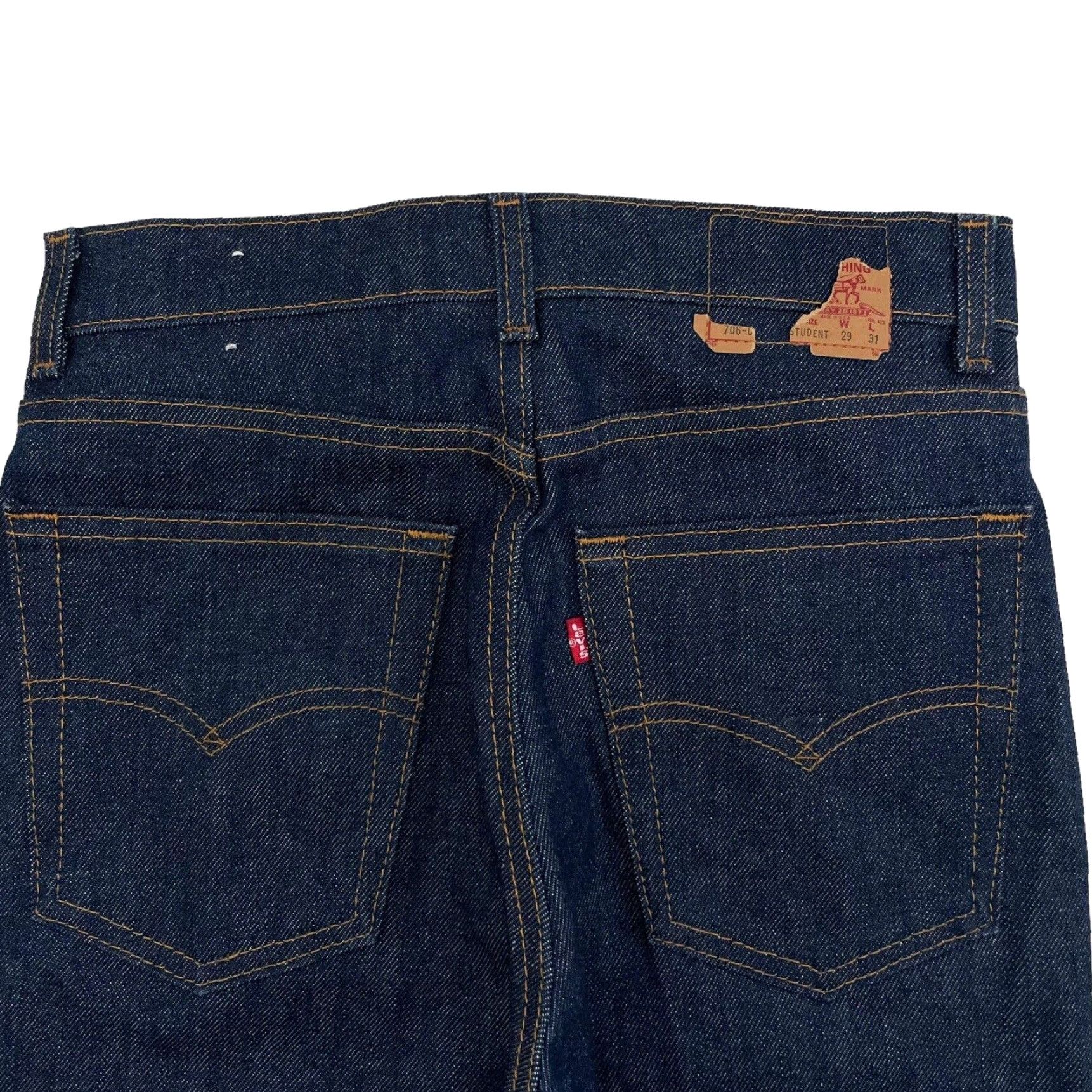 Levi's VINTAGE Levi's Made in USA Raw Denim Student Fit Jeans 29 x 31 Mens Jeans Straight 80s USA Size US 28 / EU 44 - 2 Thumbnail