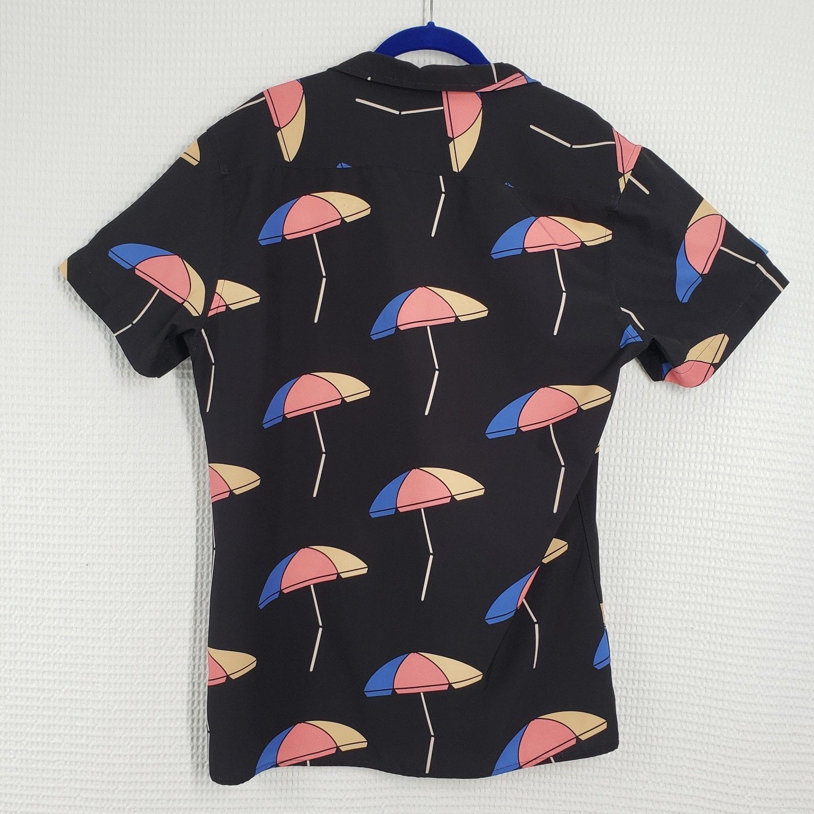 Other Duvin Button Up Shirt Mens Medium Black Beach Short Sleeve Size US M / EU 48-50 / 2 - 17 Thumbnail