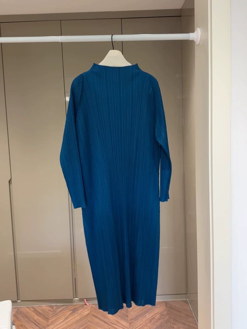 Issey Miyake Issey Miyake size:2 Dark blue pleated dress Size XS / US 0-2 / IT 36-38 - 1 Thumbnail
