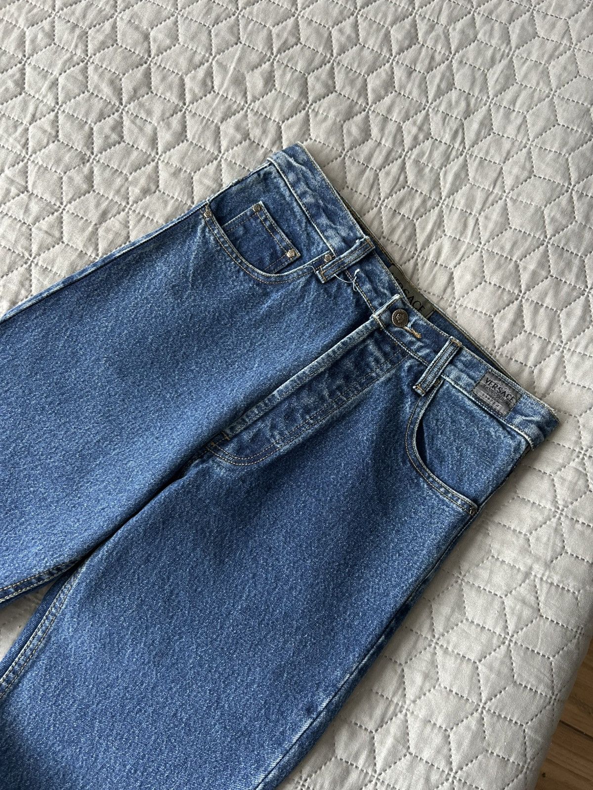 Versace Jeans Couture Versace Jeans Couture Vintage Luxury women's denim pants Size 29" - 4 Thumbnail