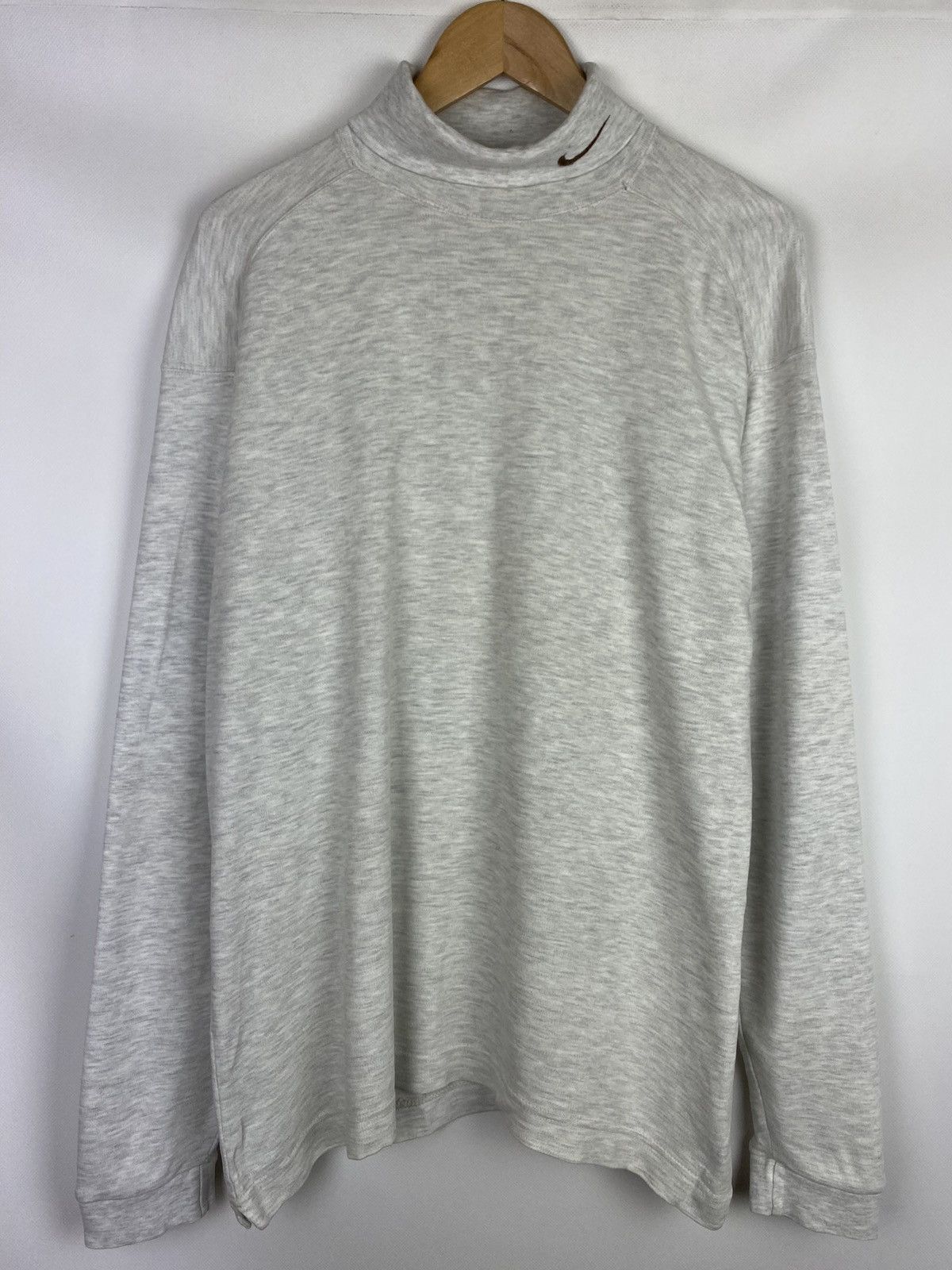 VTG Y2K Nike Swoosh turtleneck sweatshirt size M
